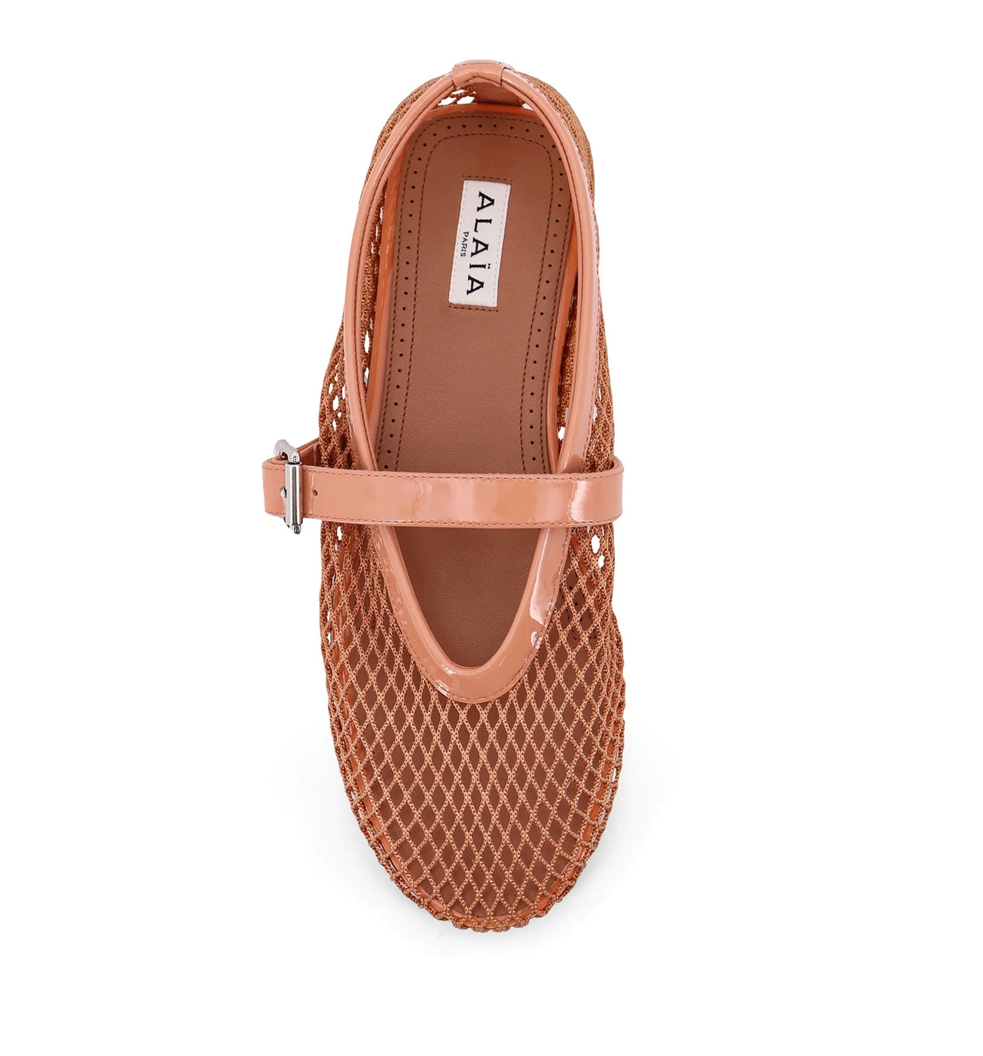 Ballet Flats In Fishnet