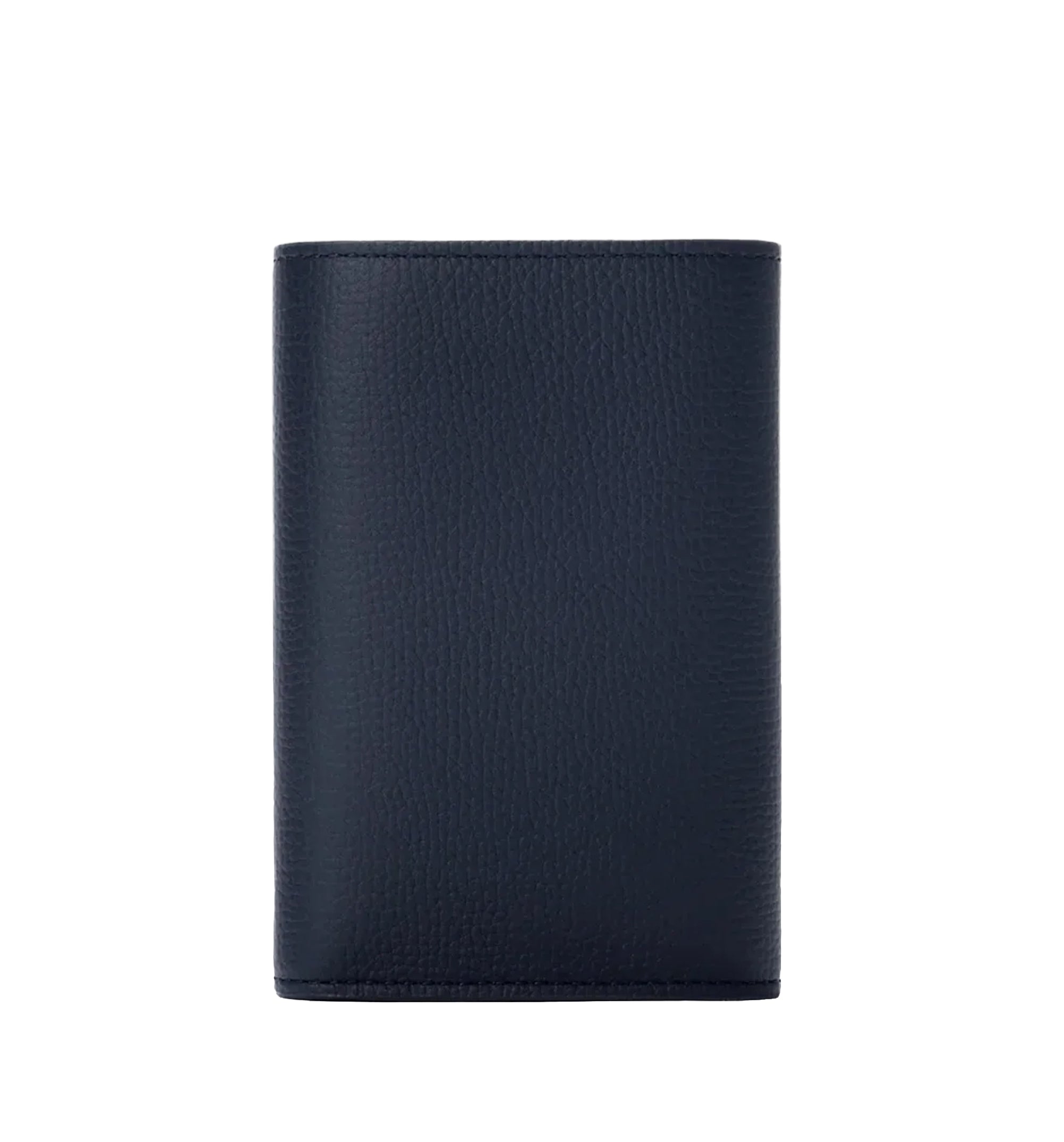 Anagram Small Vertical Wallet In Pebble Grained Calfskin
