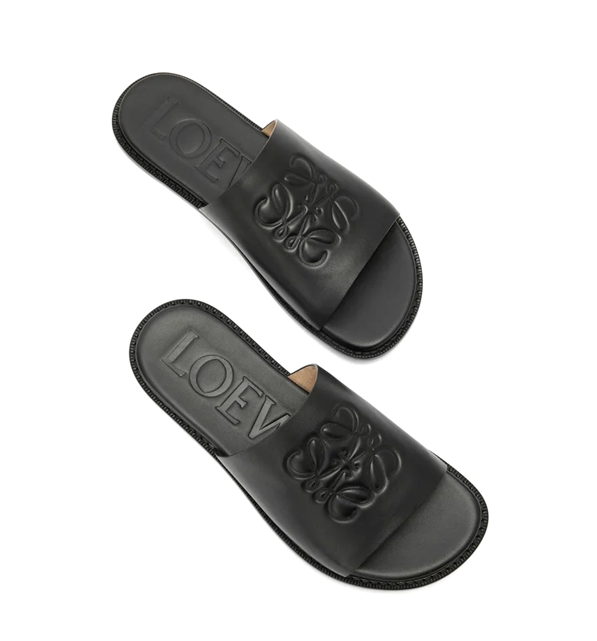 Flex Anagram Slide In Soft Calfskin
