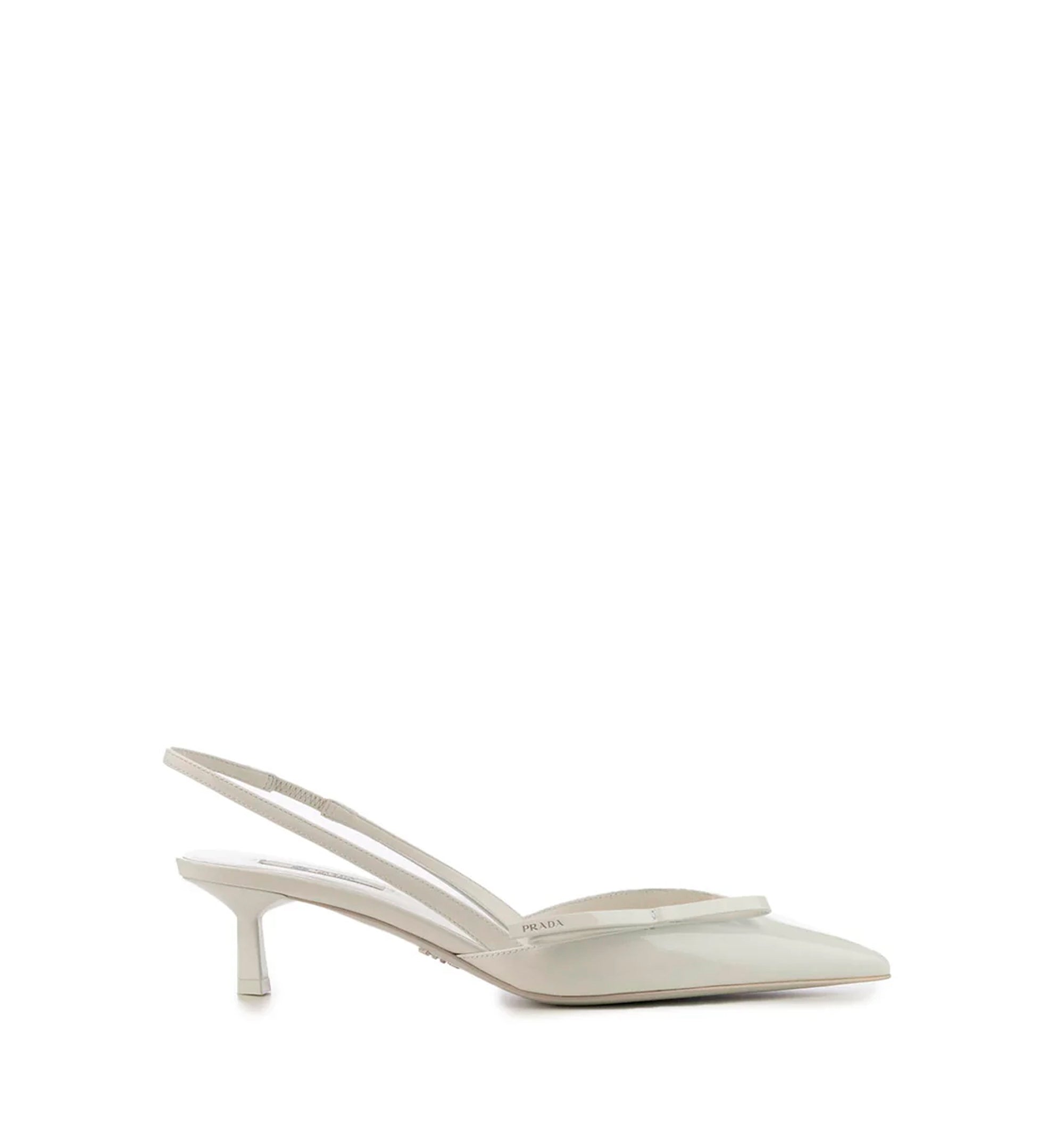 Patent leather slingback pumps