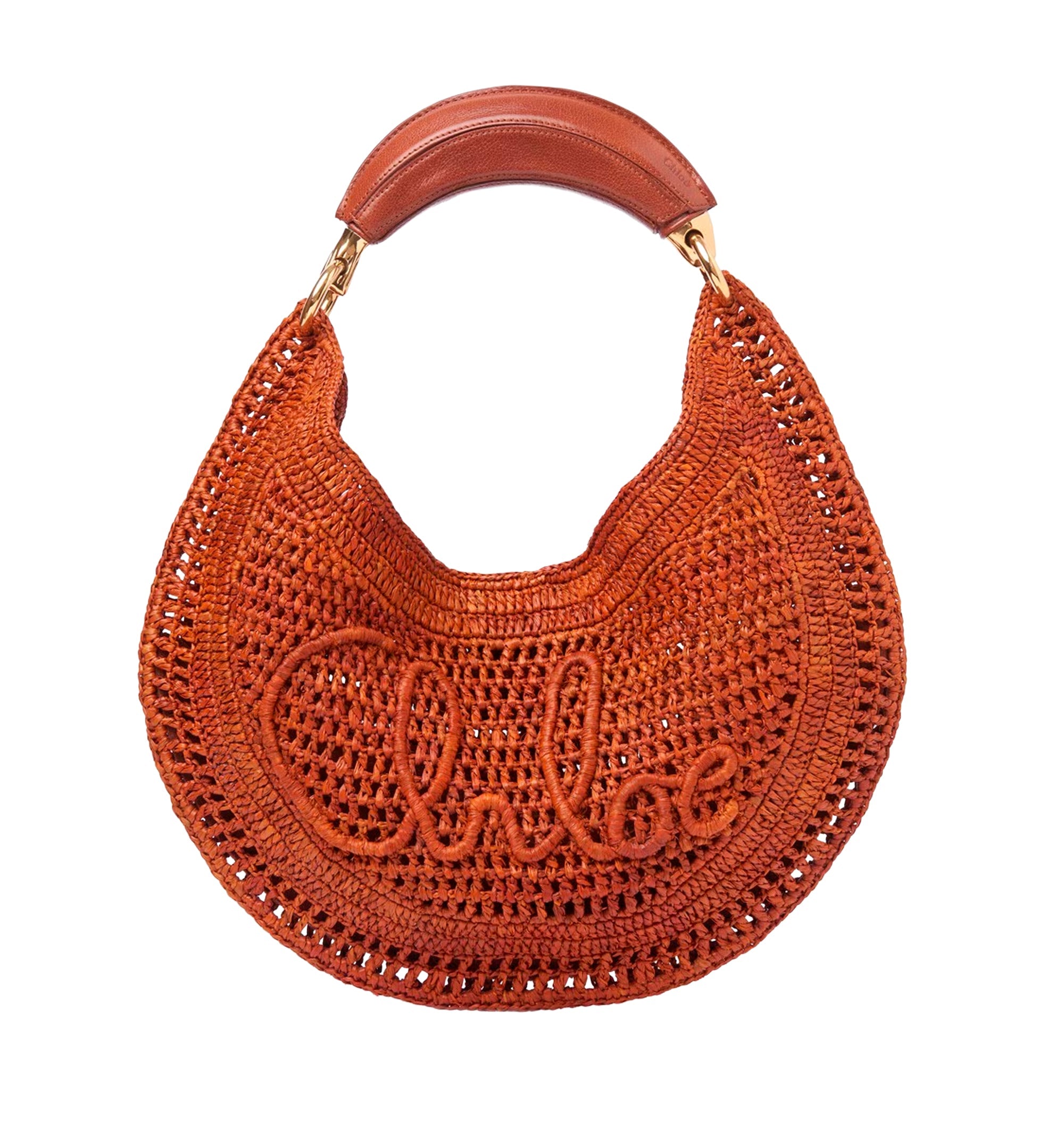 Summer Banana hobo bag in raffia