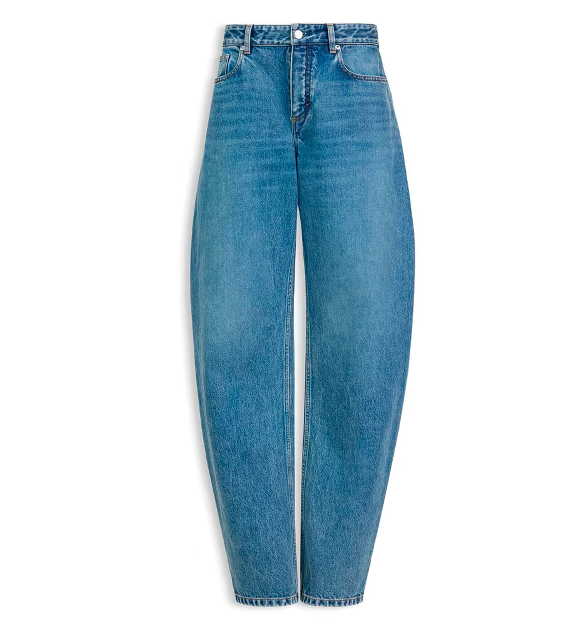 Round Denim Jeans