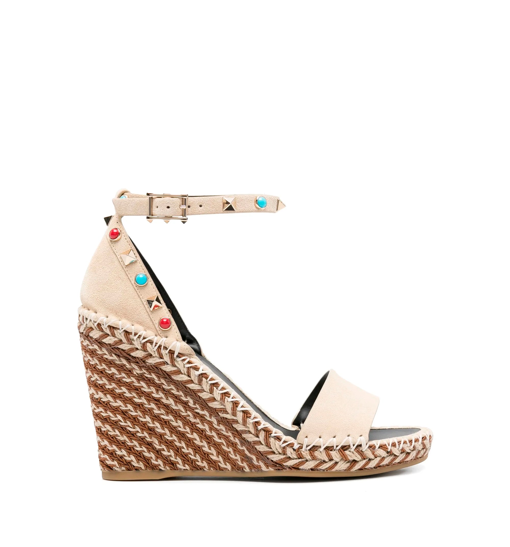 Studded Wedge Sandals