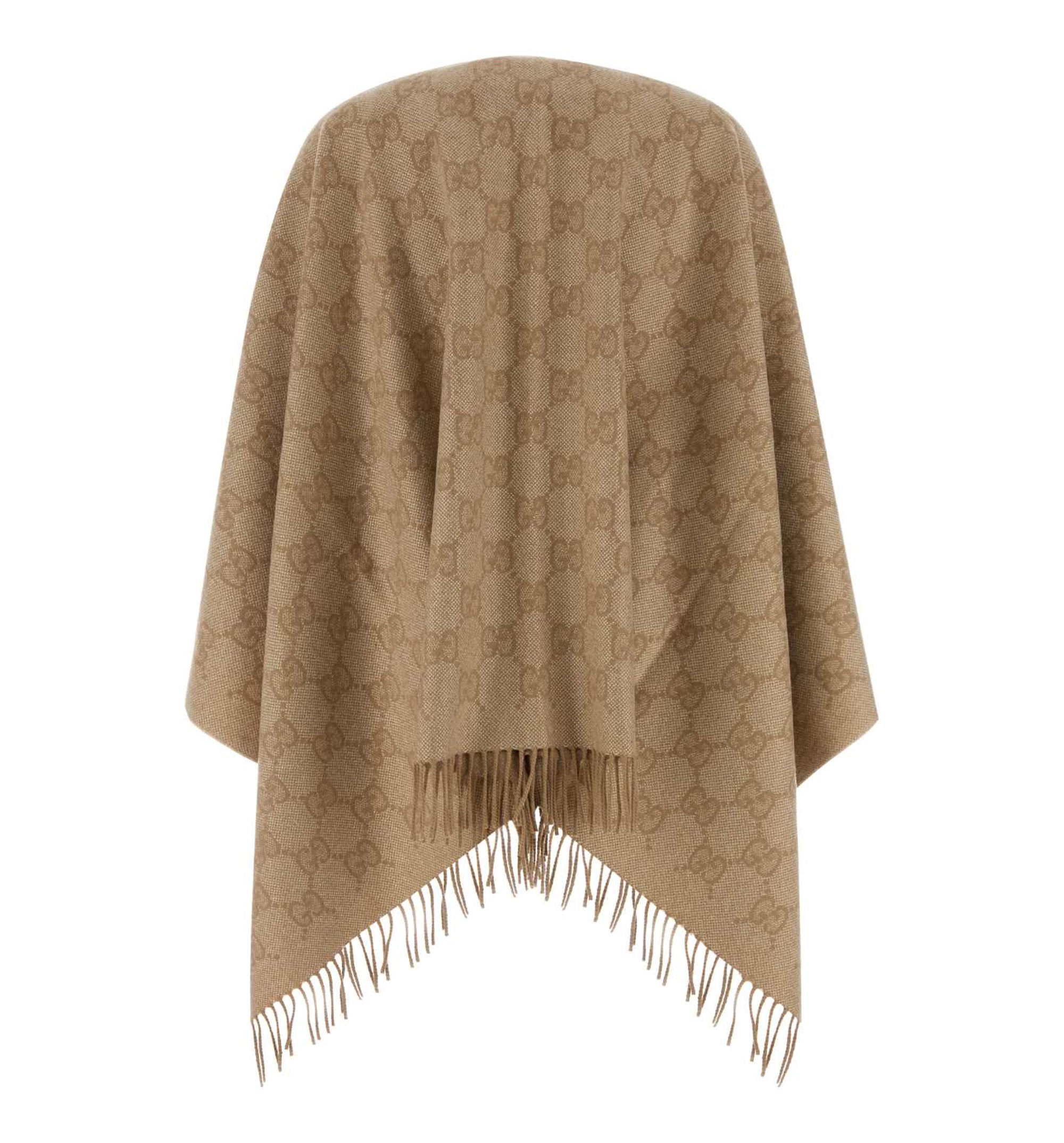 GG Cashmere Lamé Cape