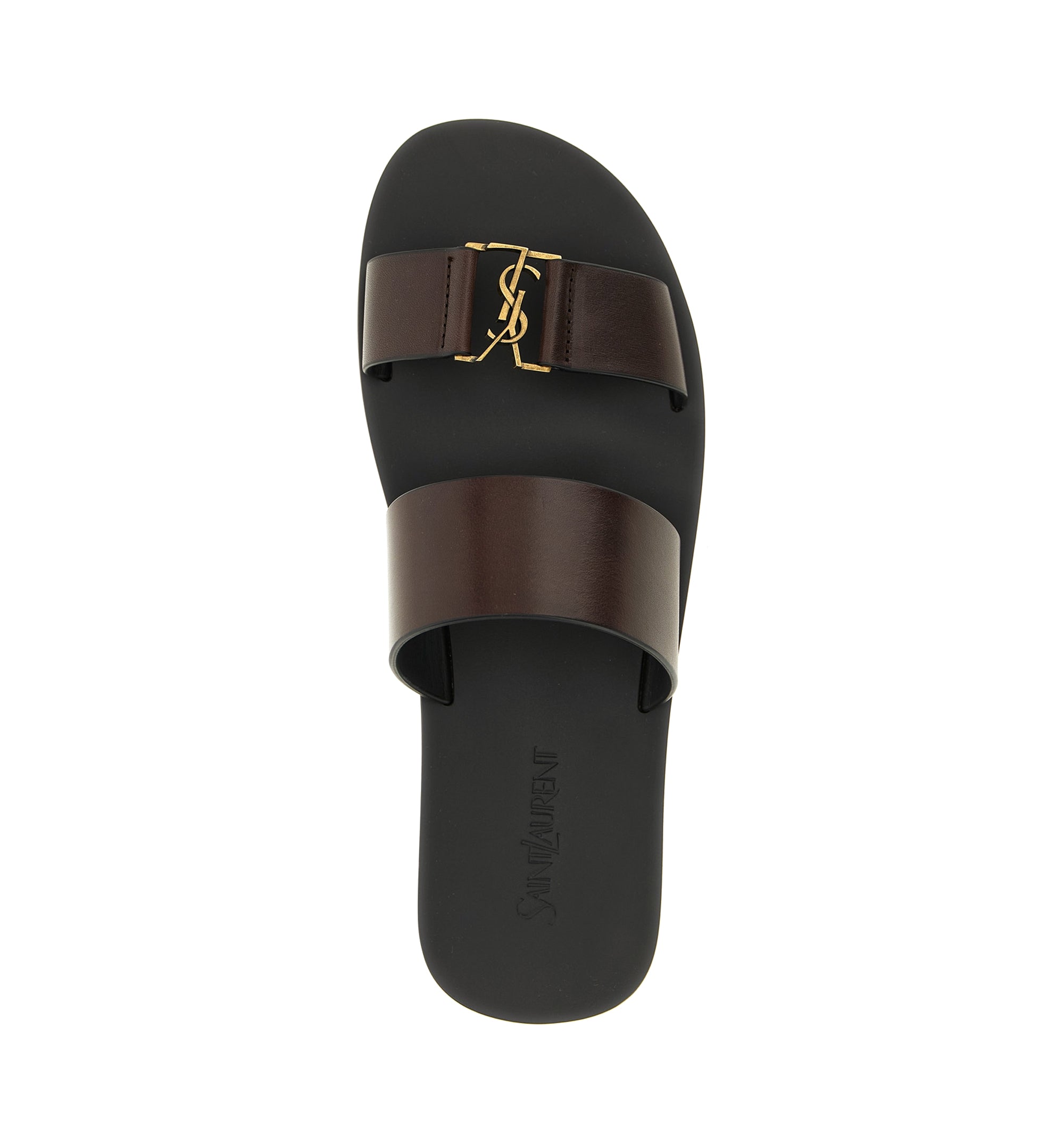 Babylone Slides In Smooth Leather