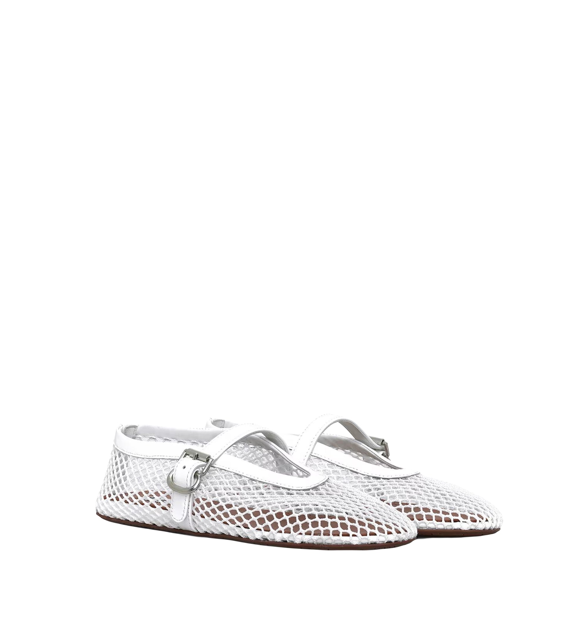 Ballet Flats In Fishnet