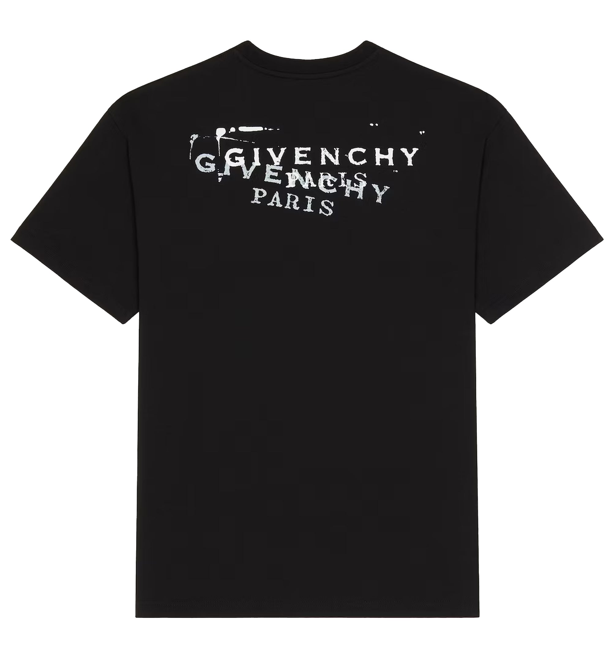 T-Shirt In Cotton With GIVENCHY Stamp Print