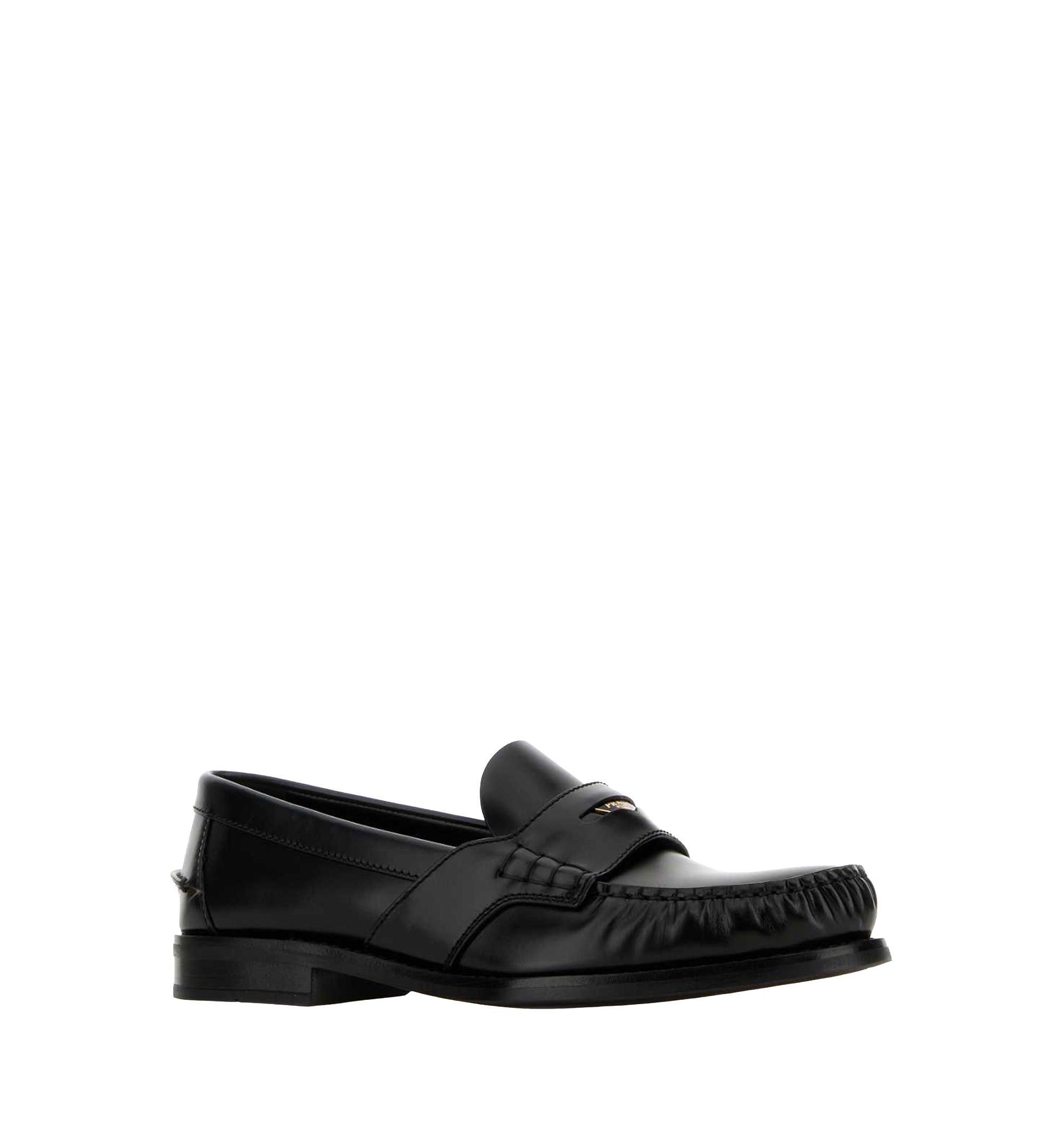 Leather loafers