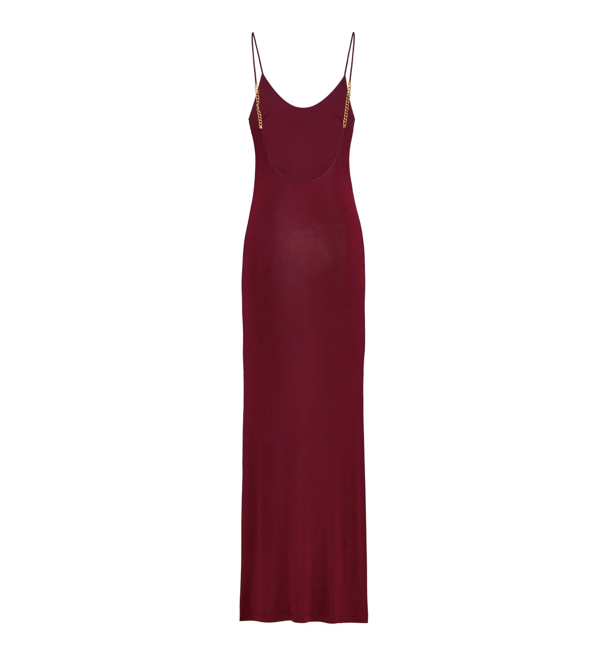 Cassandre-chain Backless Dress In Knit