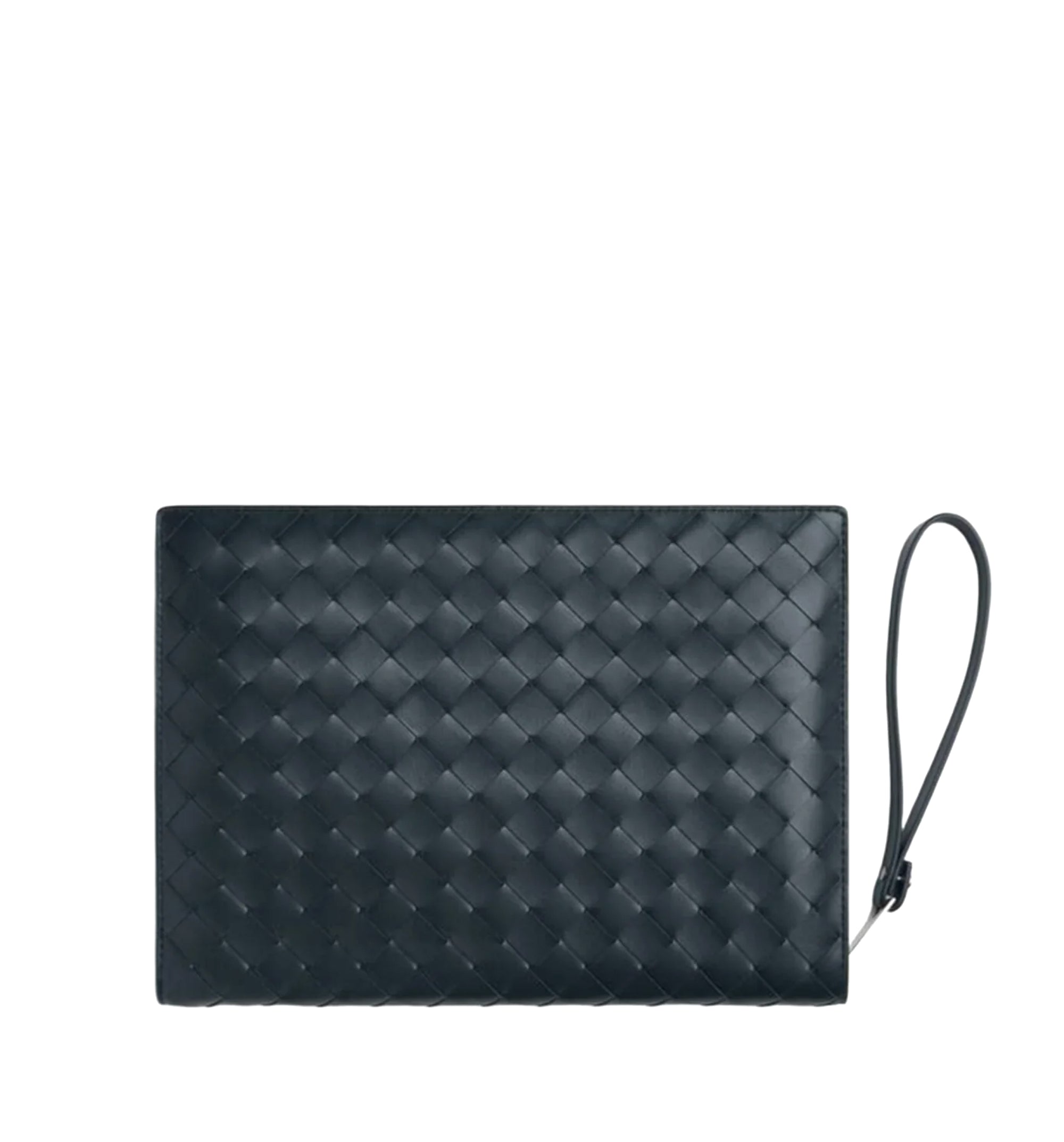 Small Intrecciato Document Case With Wristlet