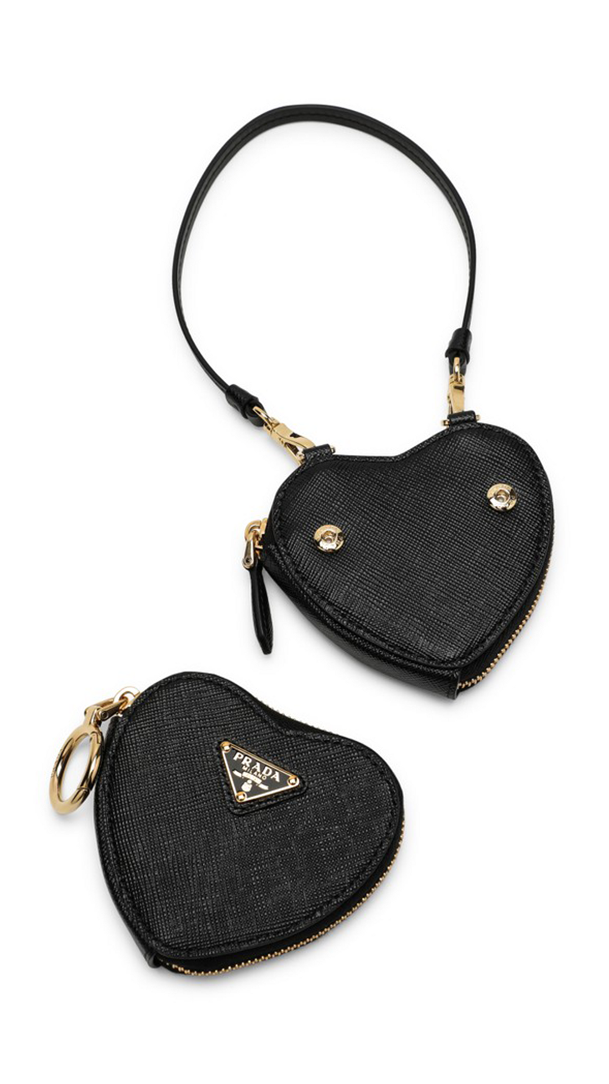 Prada heart shaped cheap purse