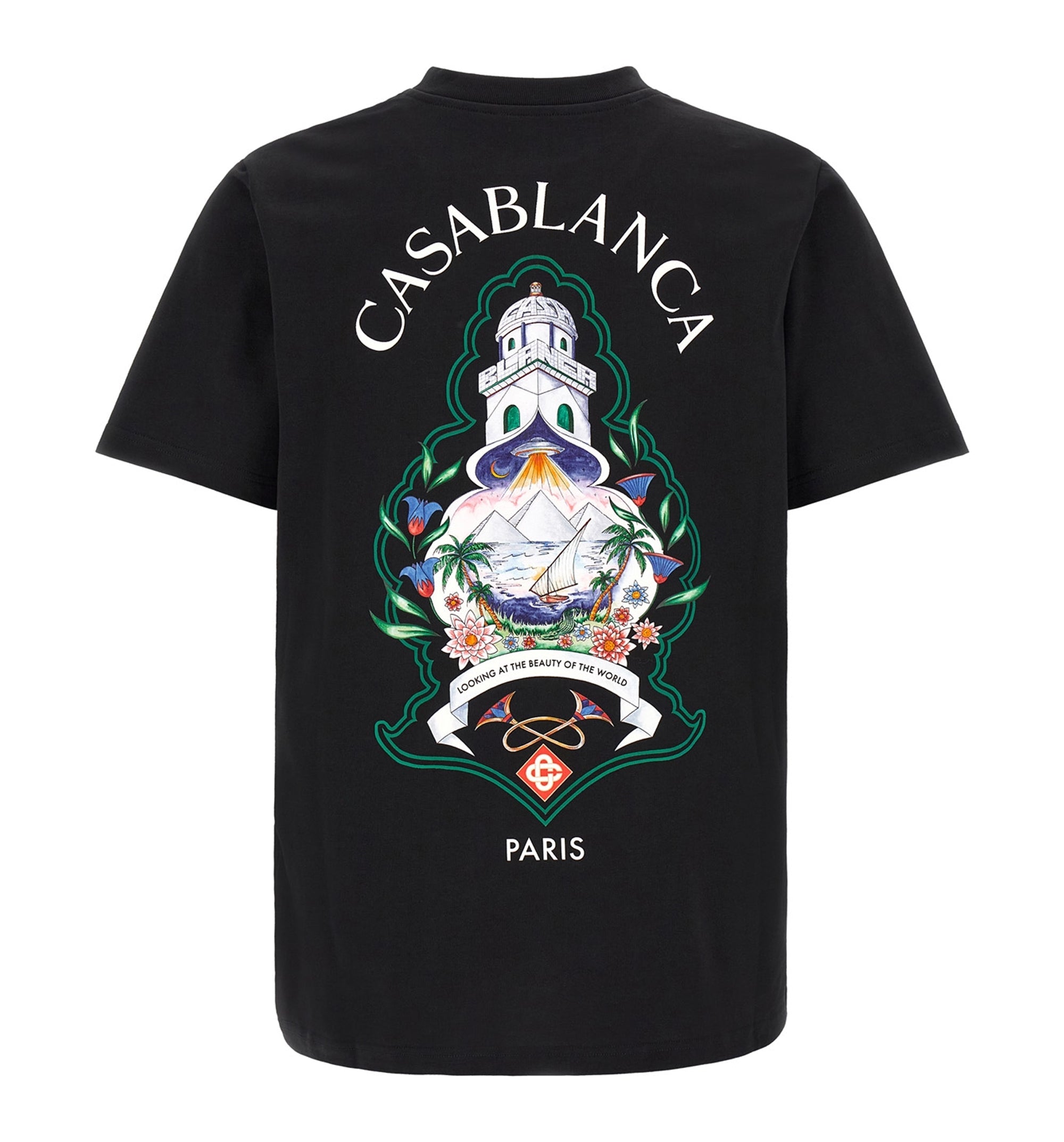 T-shirt with 'Hotel Emblem' print