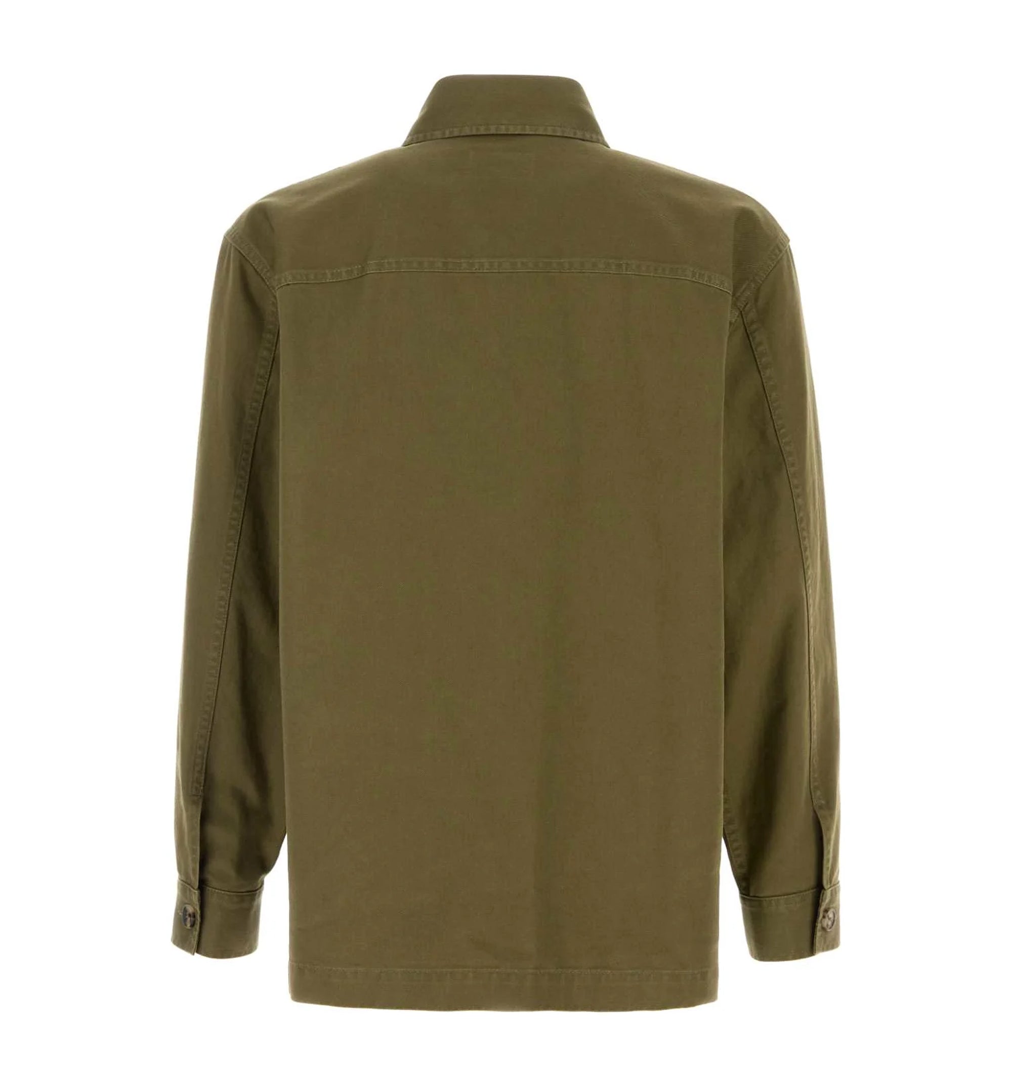Cassandre Overshirt In Cotton Linen Gabardine