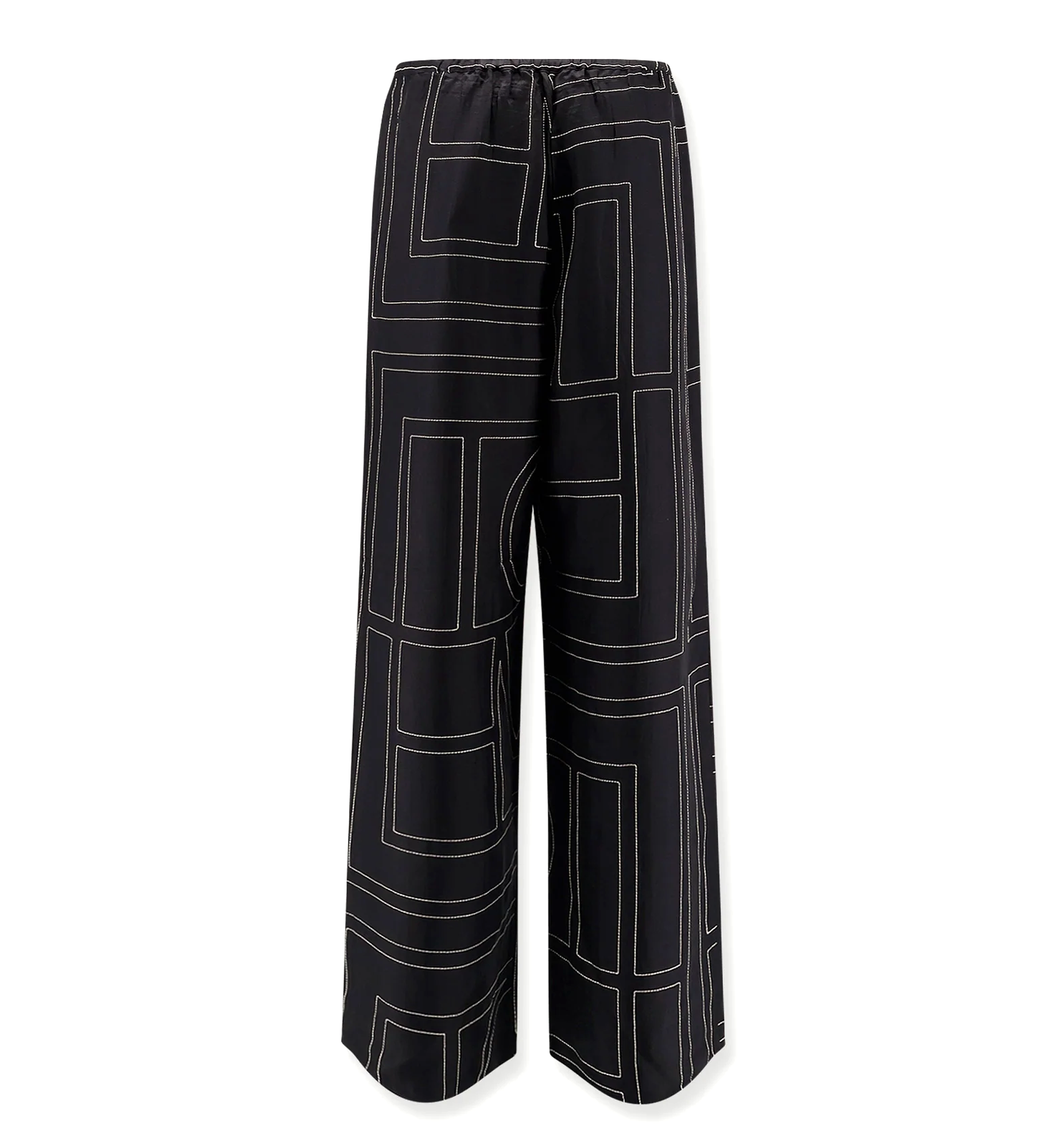 Monogram Silk PJ Bottoms