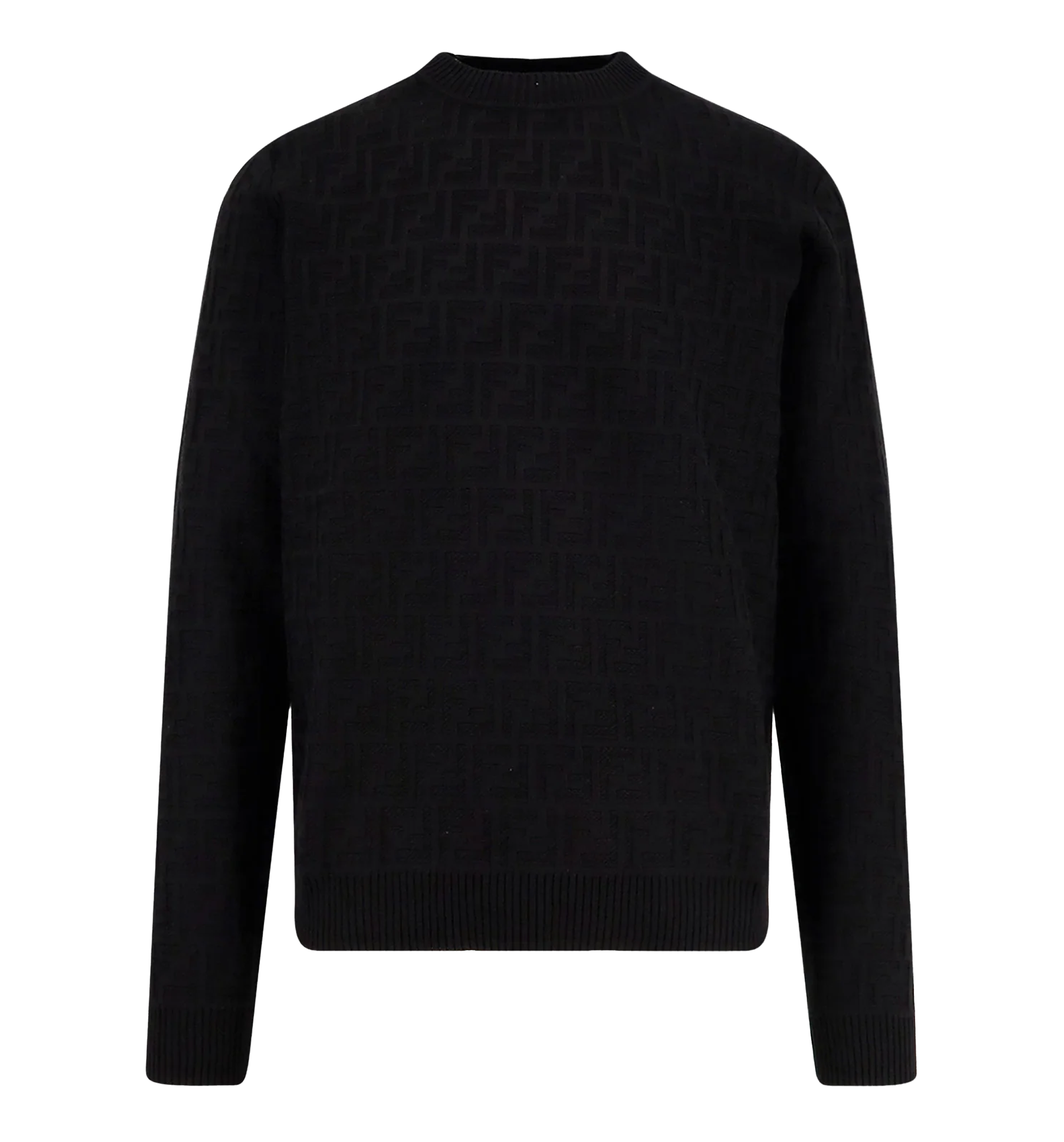 FF Jacquard Cotton Sweater