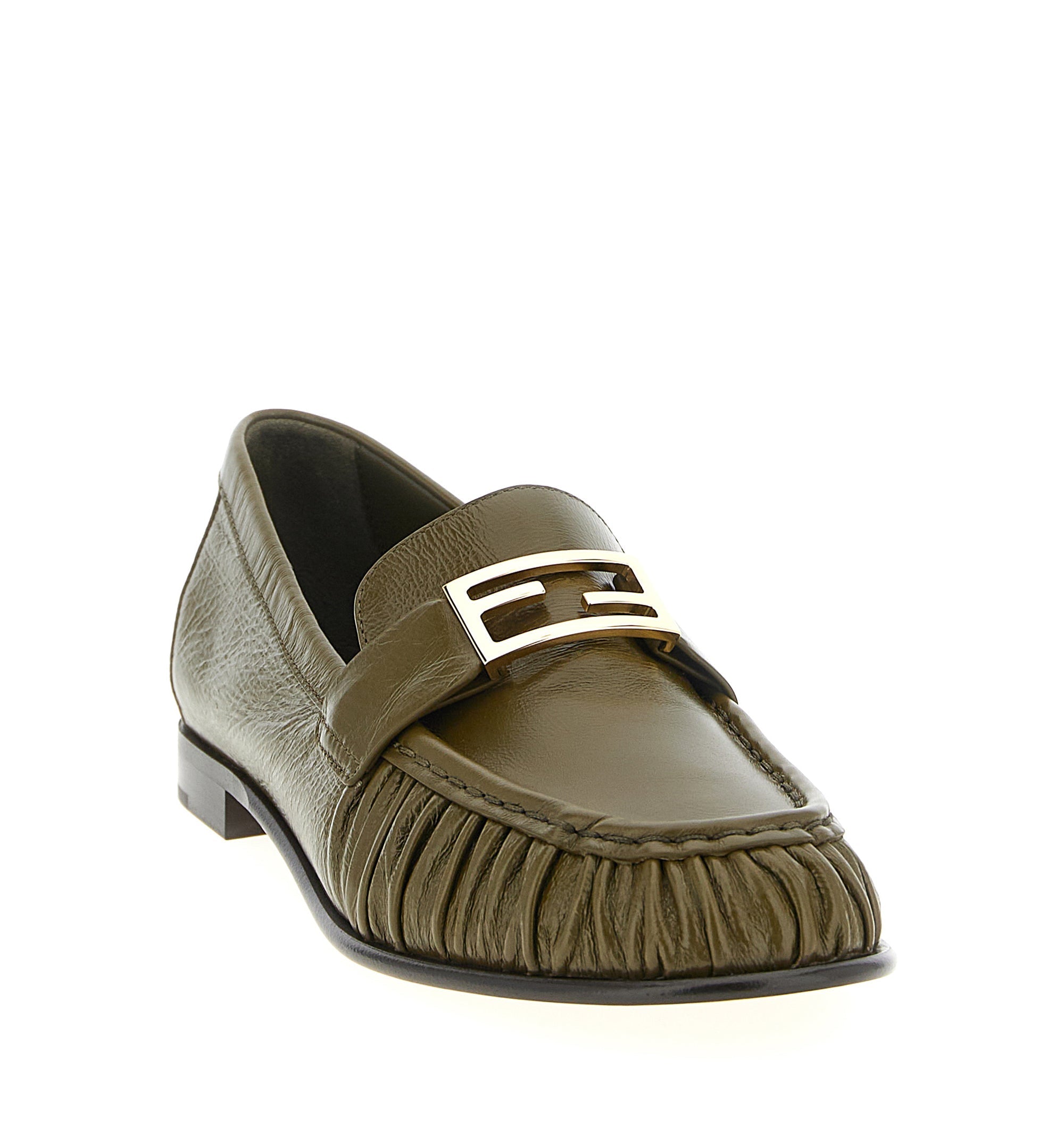 Baguette Nappa Leather Loafers