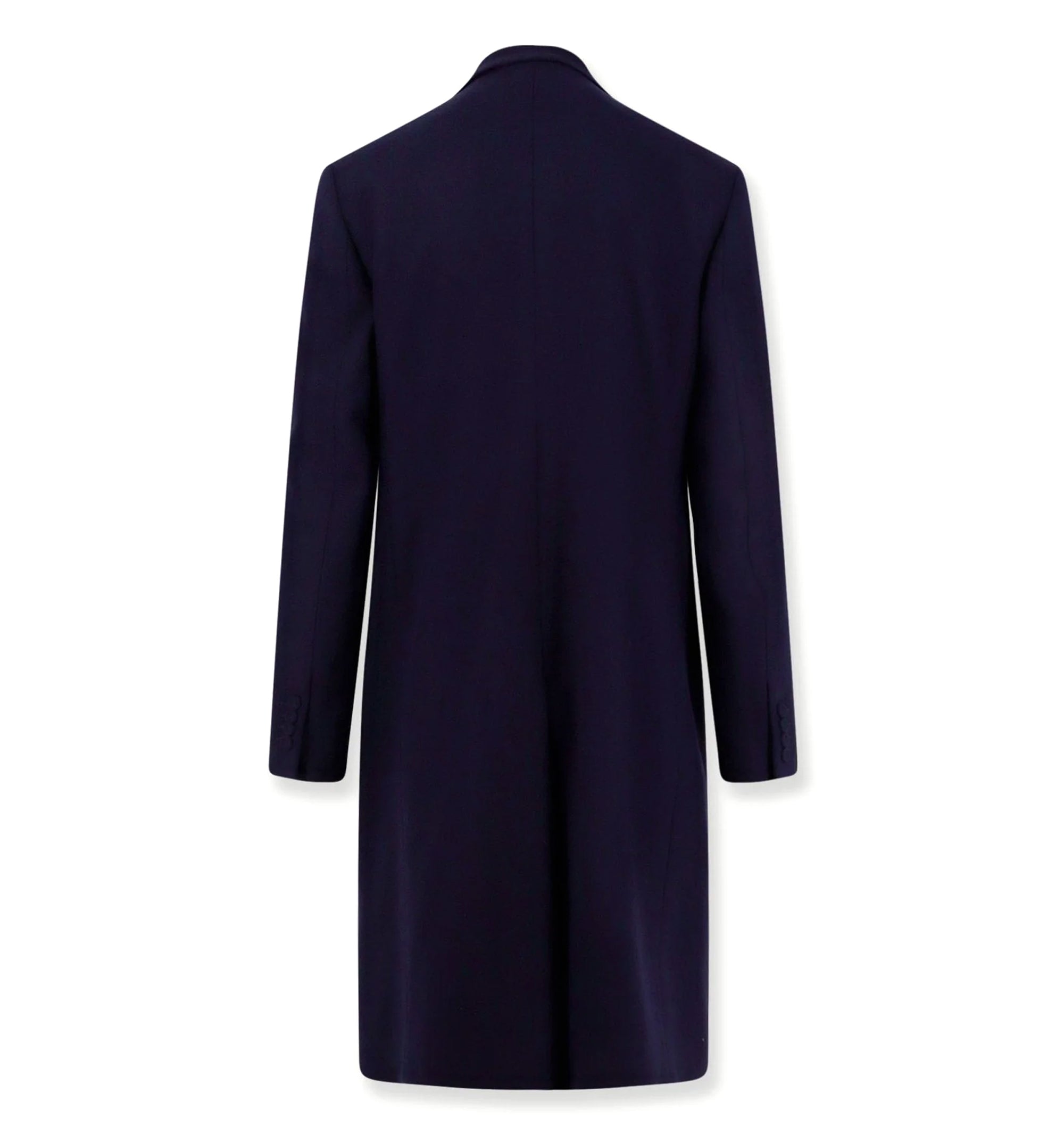 Long Coat with Buttoned Strap