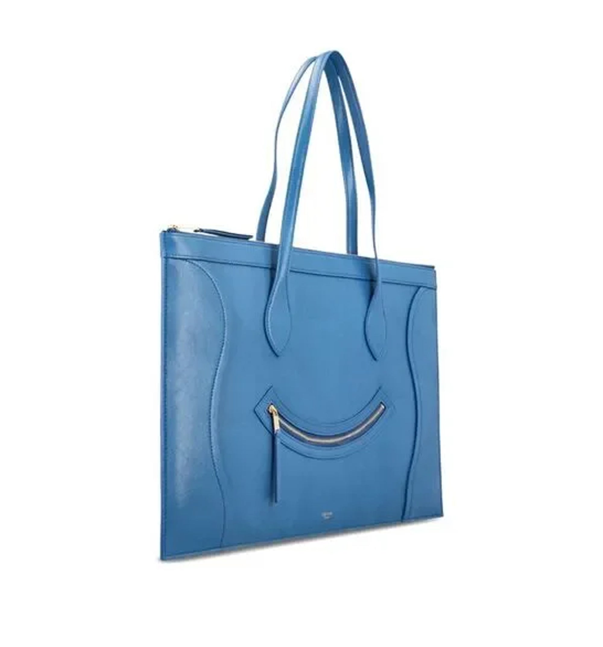 Flat Cabas New Luggage In Glossy Calfskin