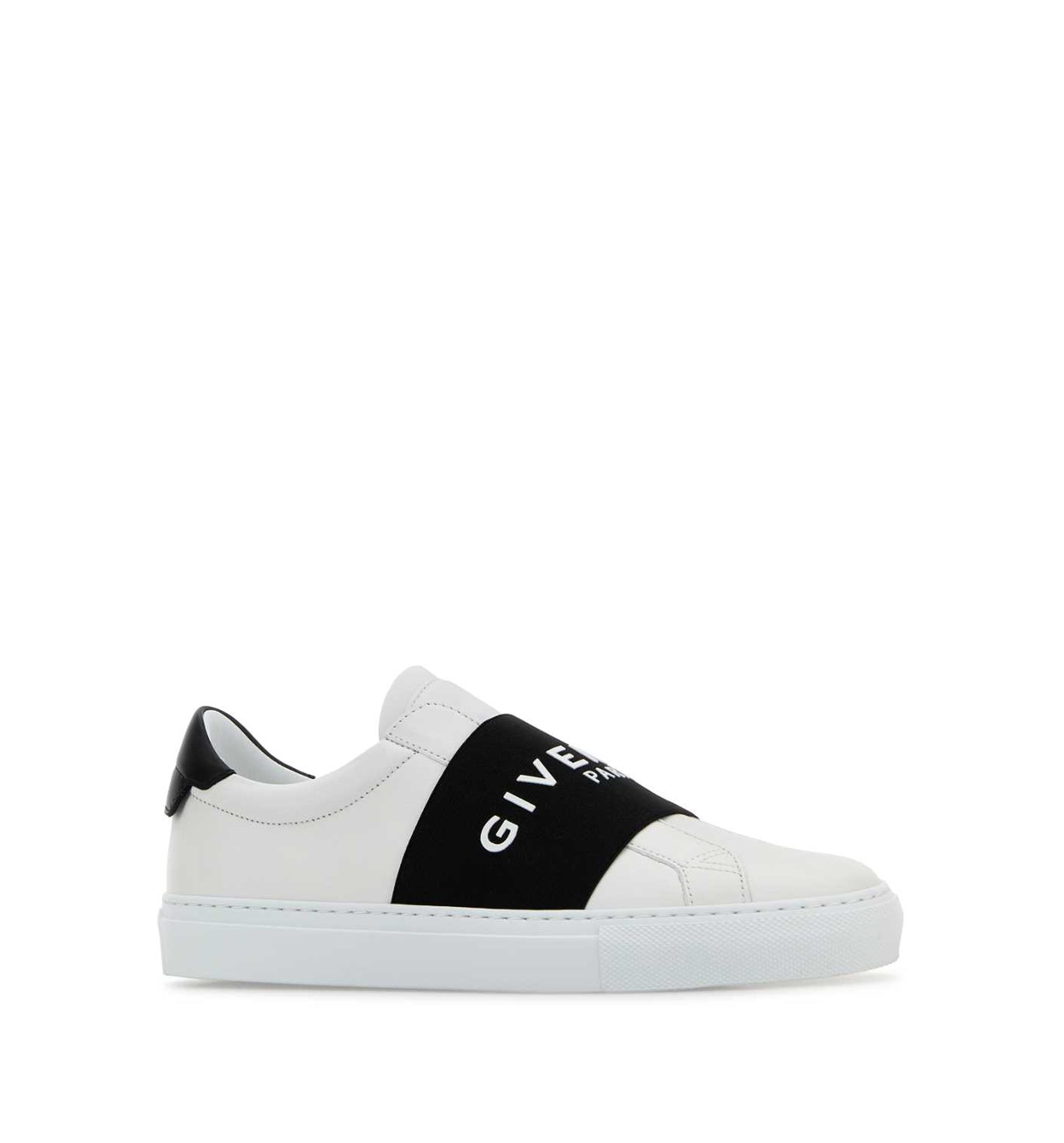Urban Street Sneakers In Leather With Elastic Band