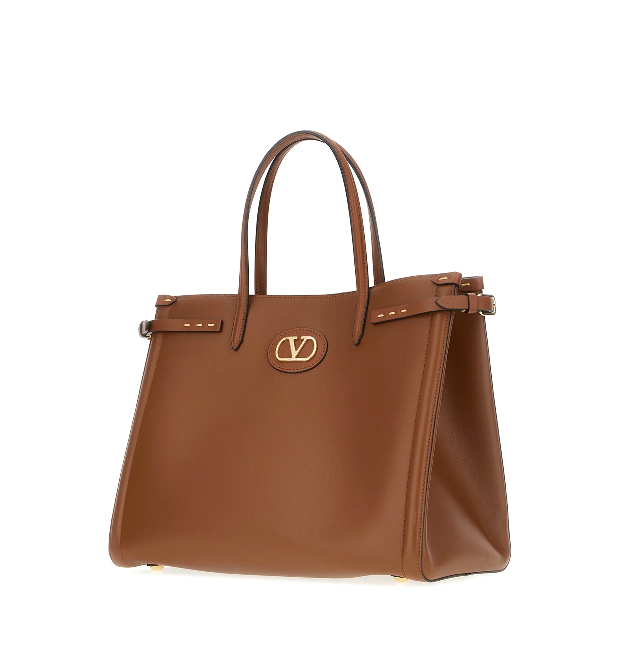 Antibes Medium Leather Shopping Bag