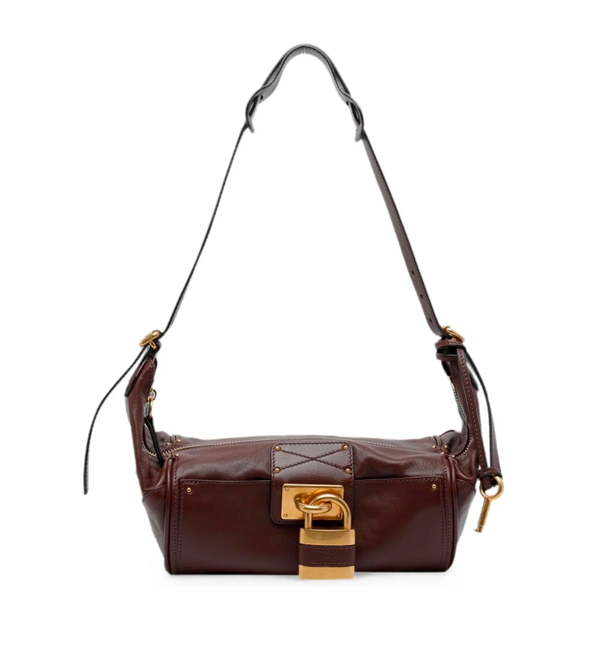 Paddington   Small   Buffalo   Leather   Shoulder   Bag