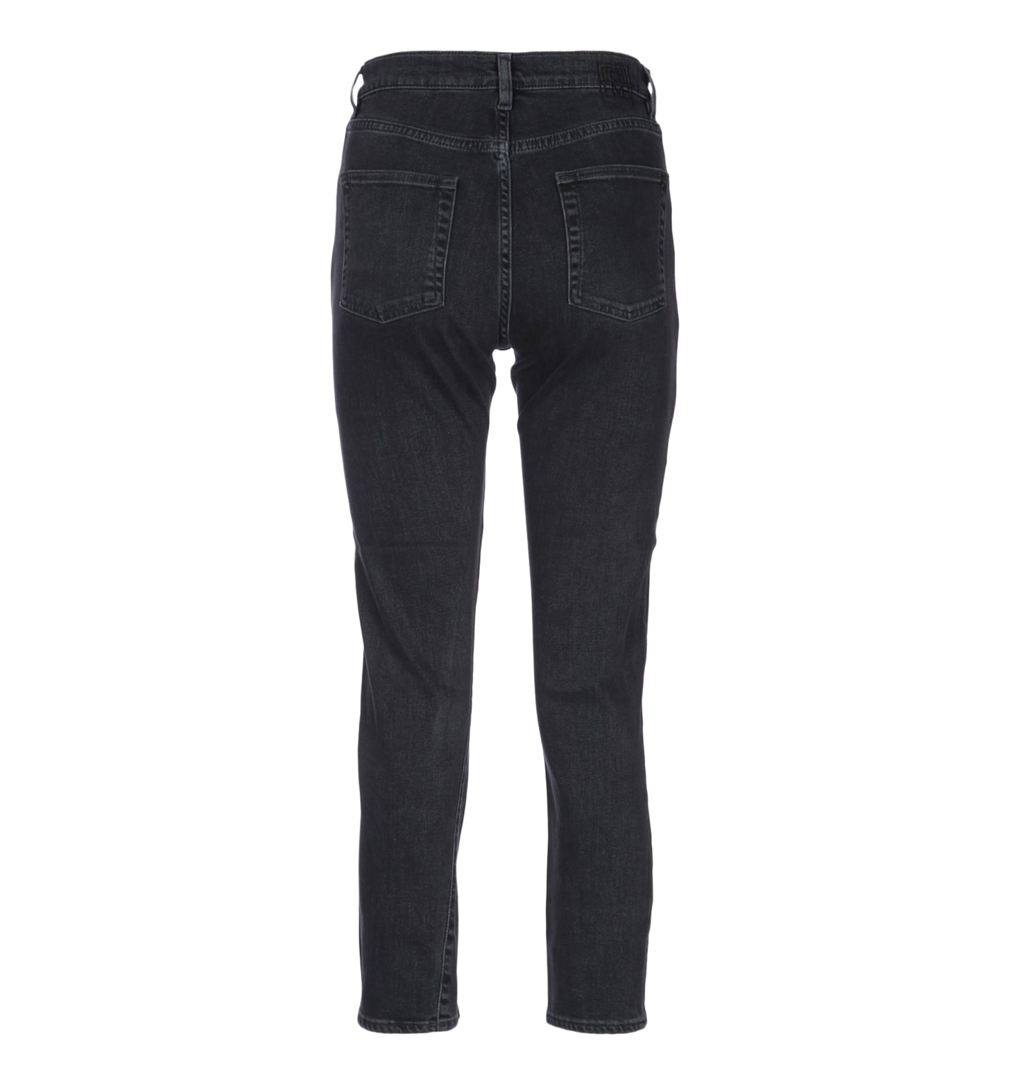 Straight-Leg High-Waisted Jeans