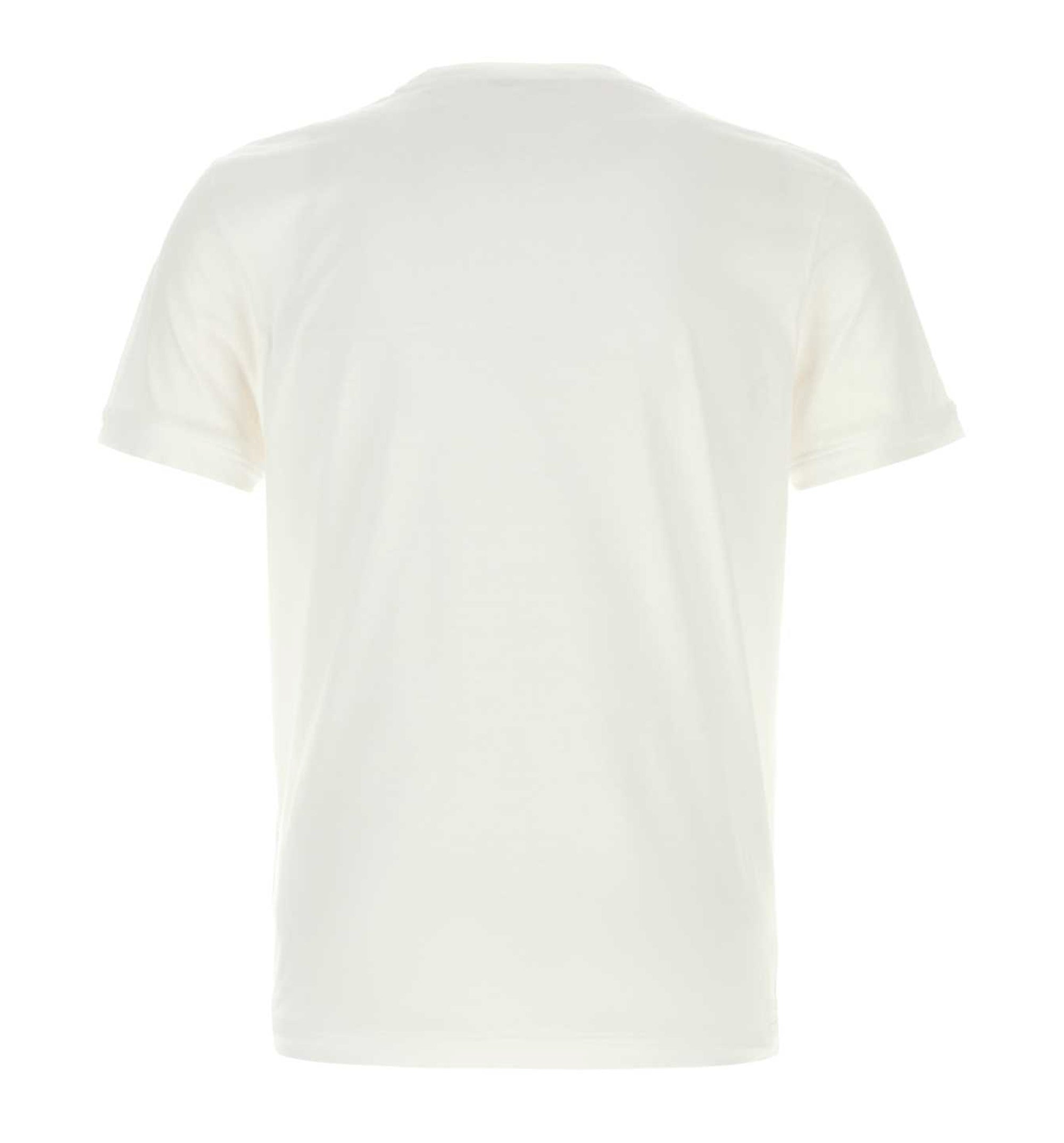 Cotton T-Shirt With Fabric Triangle