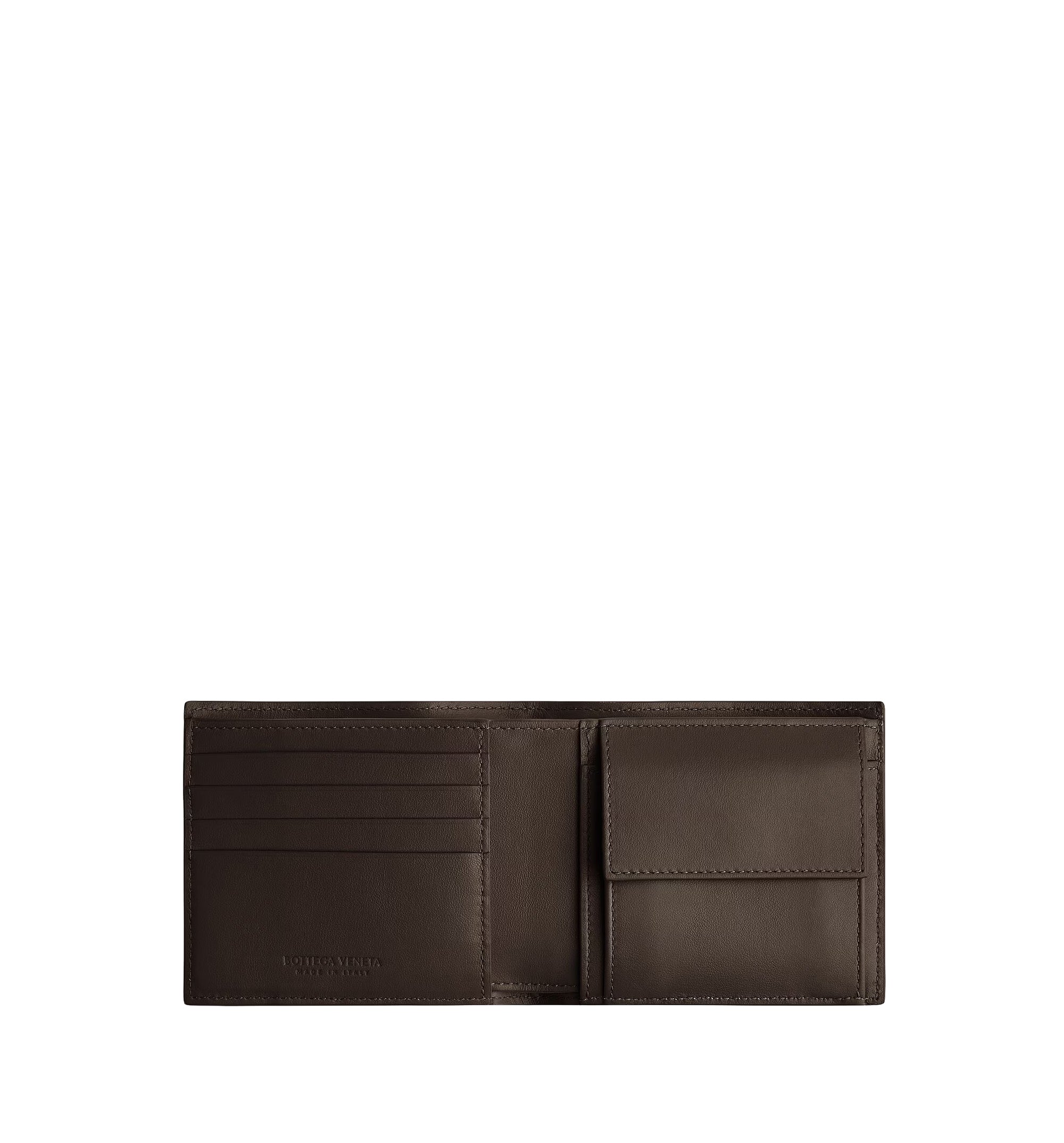 Intrecciato Bi-Fold Wallet With Coin Purse