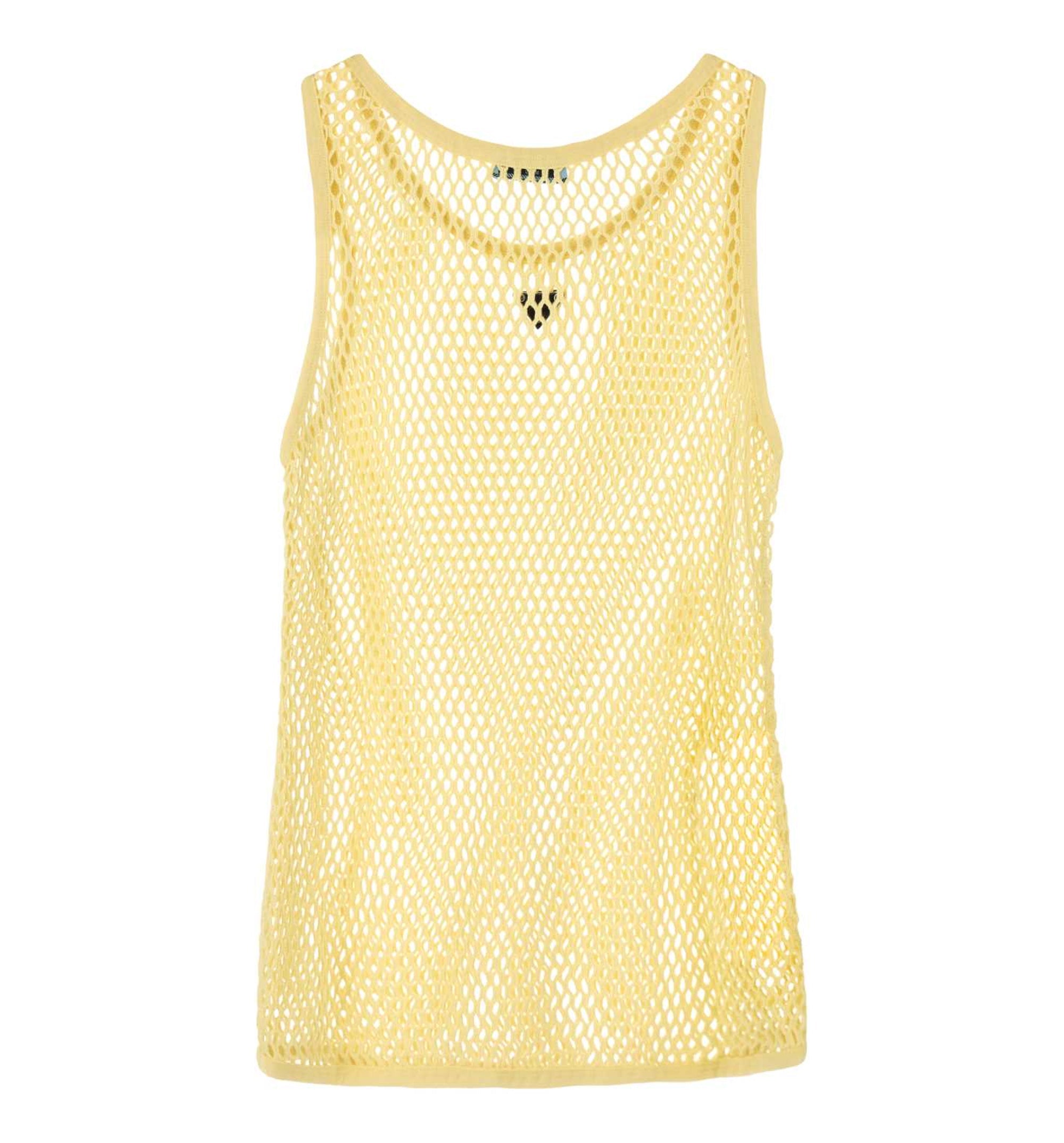 Cotton Mesh Tank Top