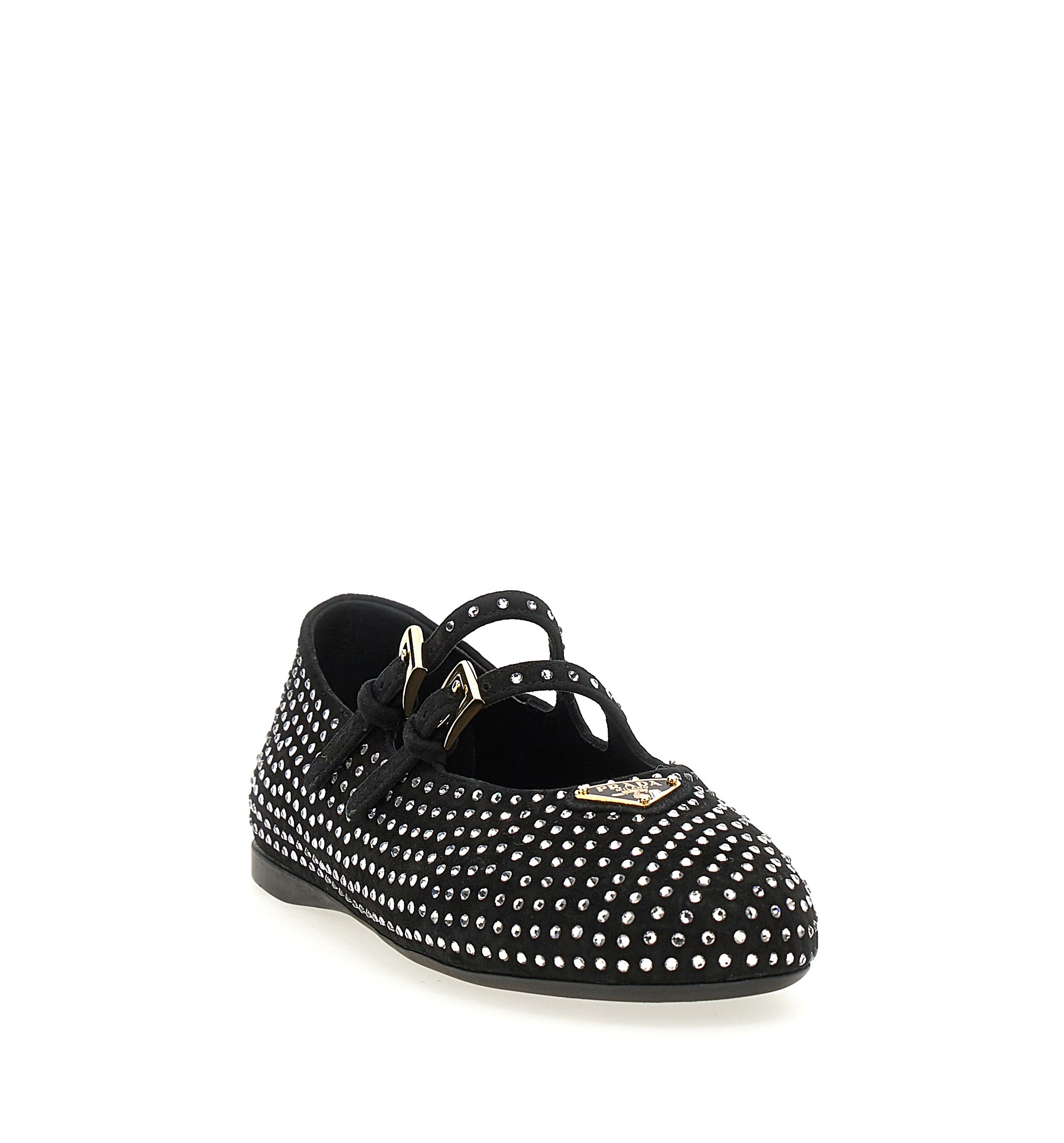 Prada Double Strap Ballet Flats