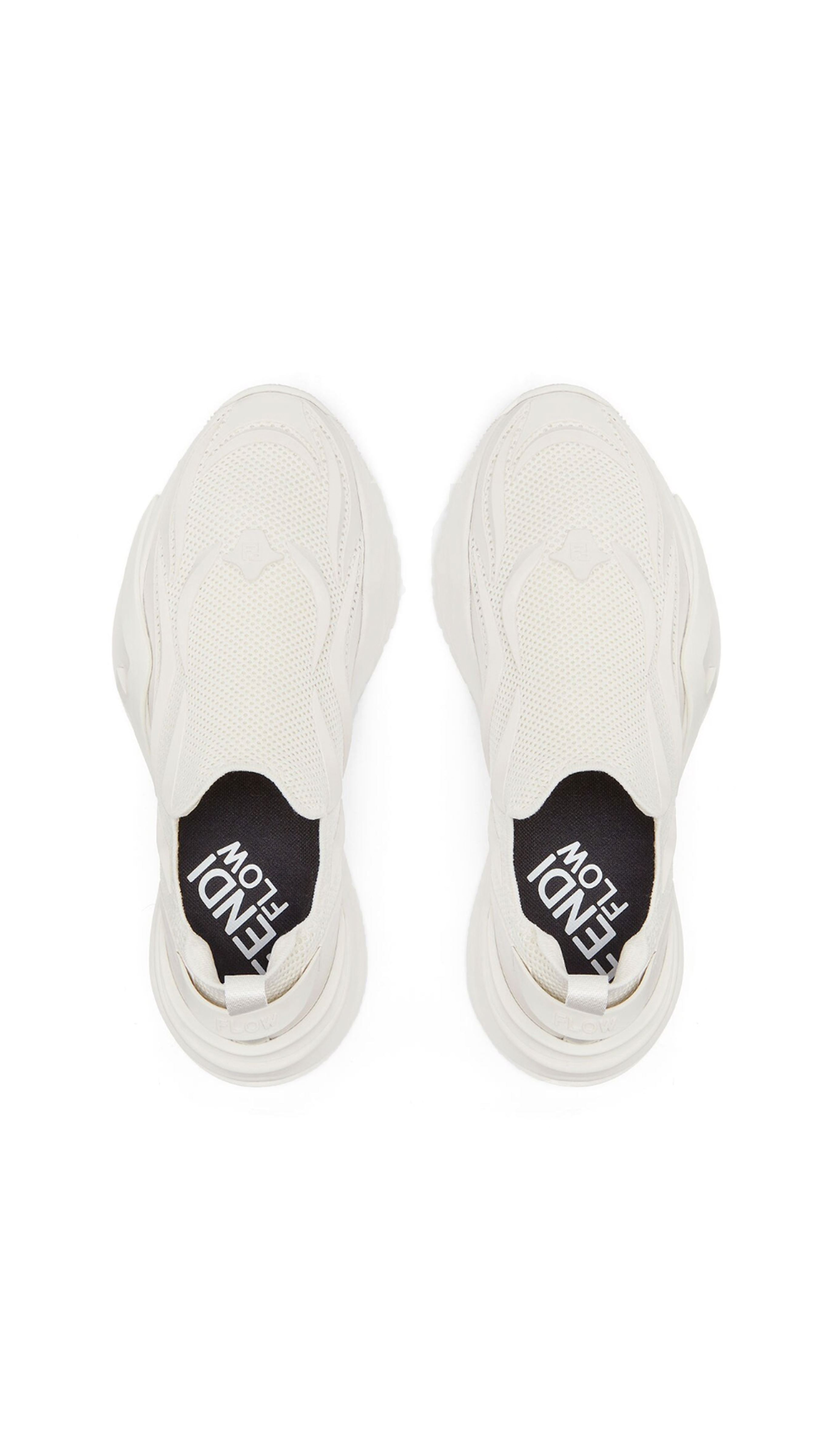 Fendi Flow Mesh Sneakers - White