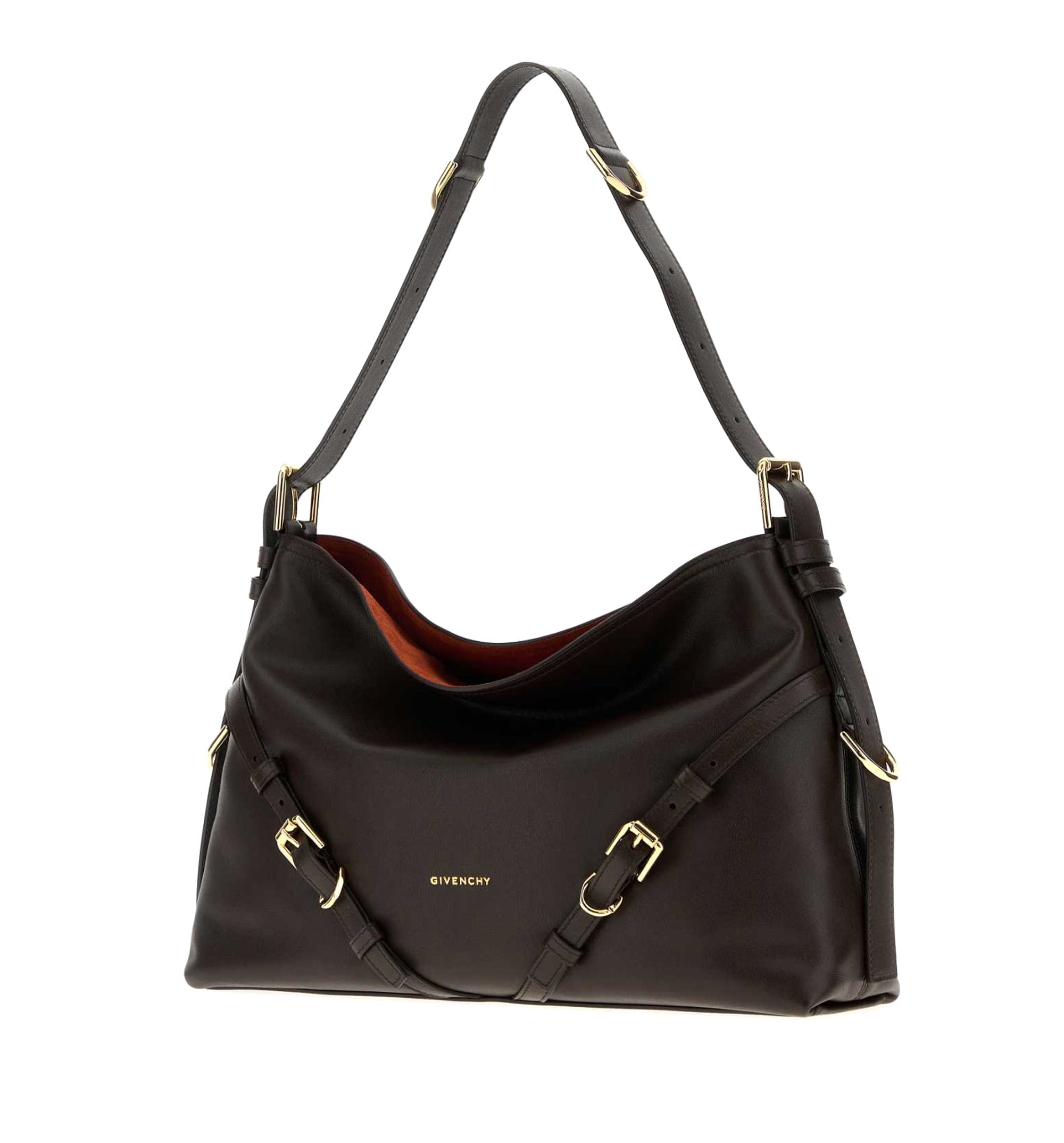 Medium Voyou Bag In Shiny Leather