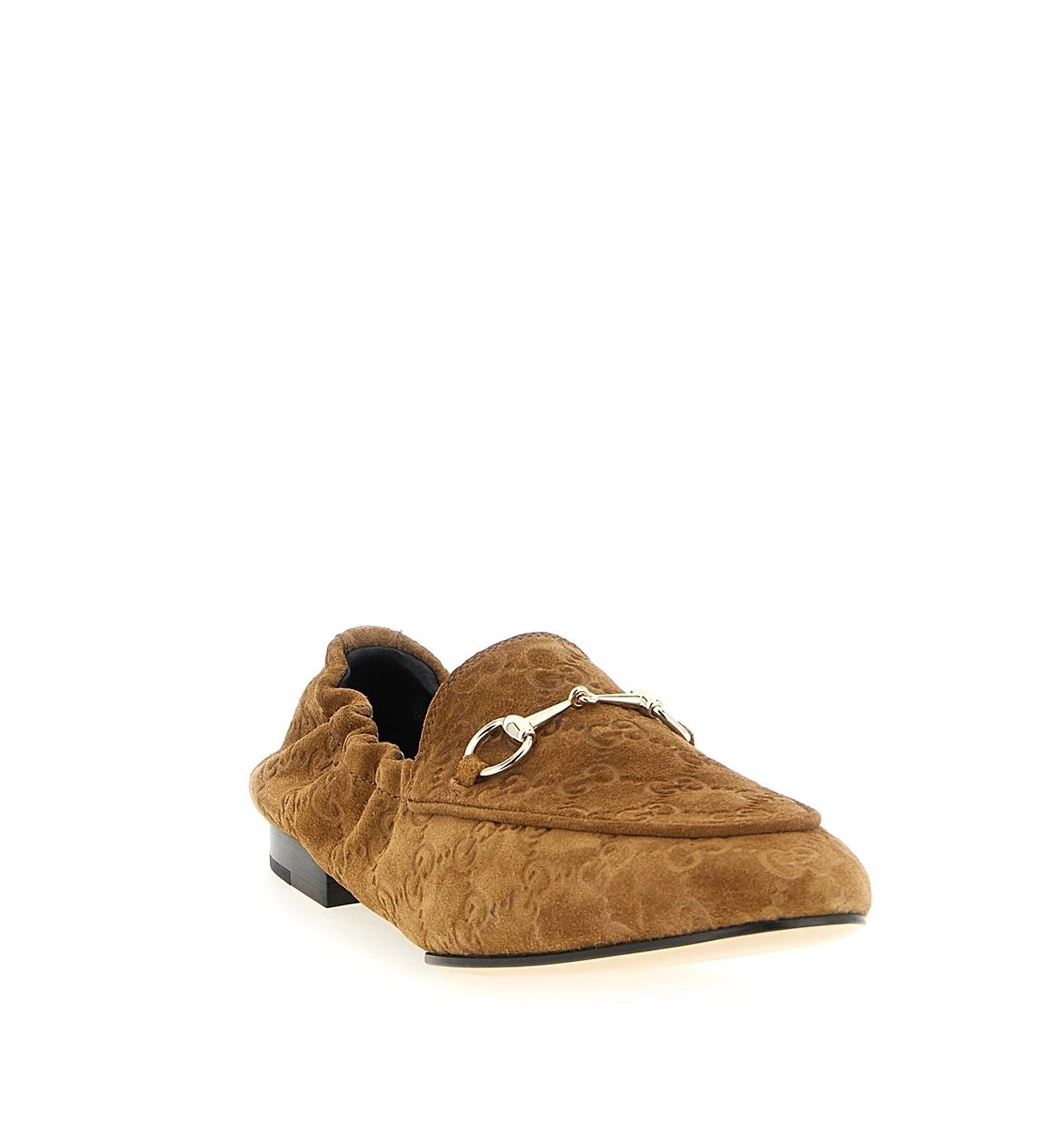 GG Suede Loafers With Horsebit