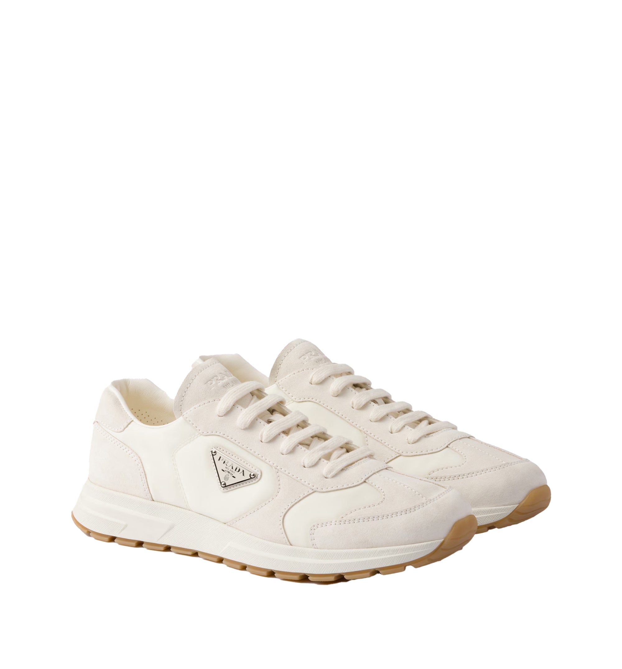 Prax Suede And Re-Nylon Sneakers