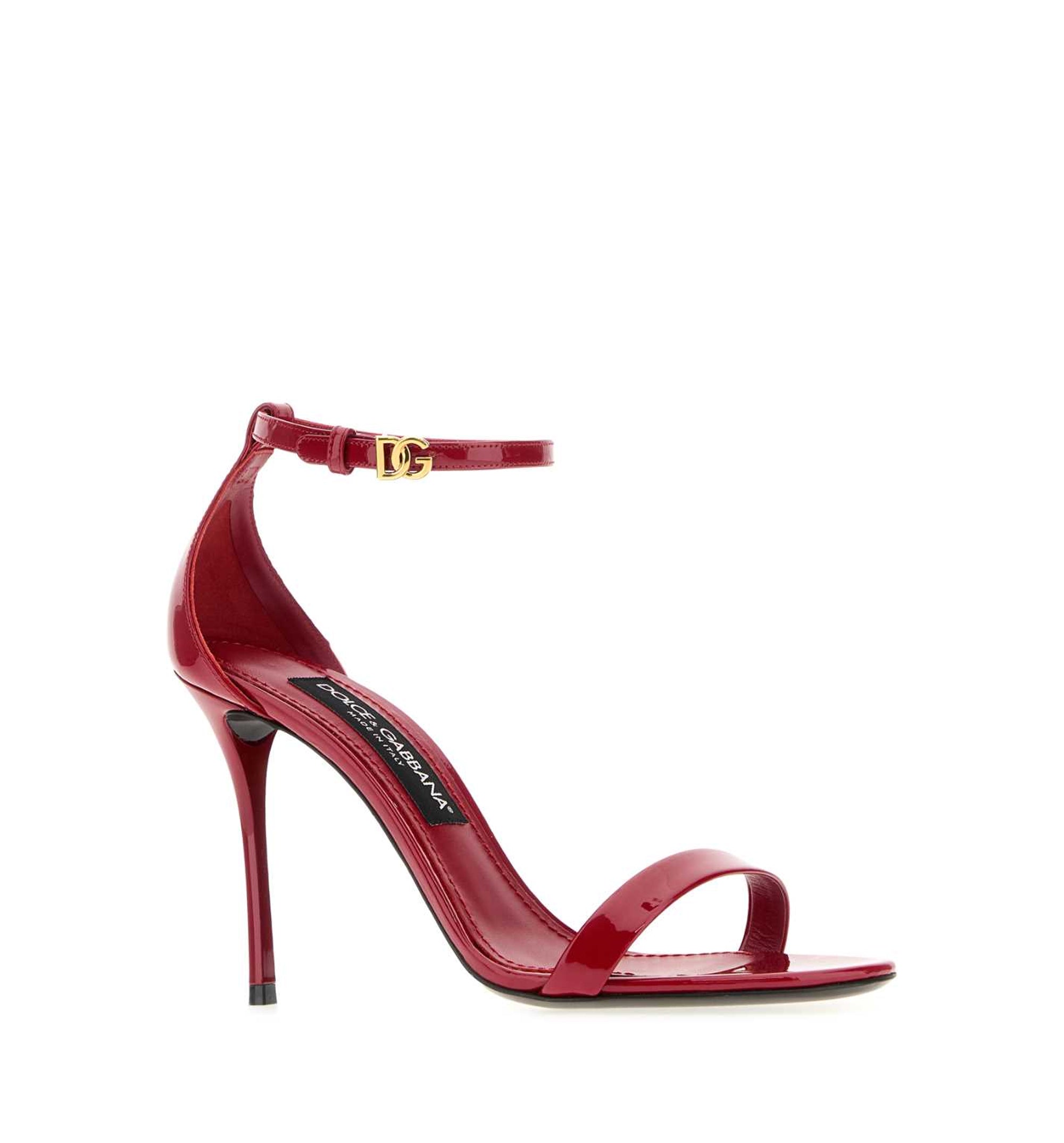 Red Leather Sandals