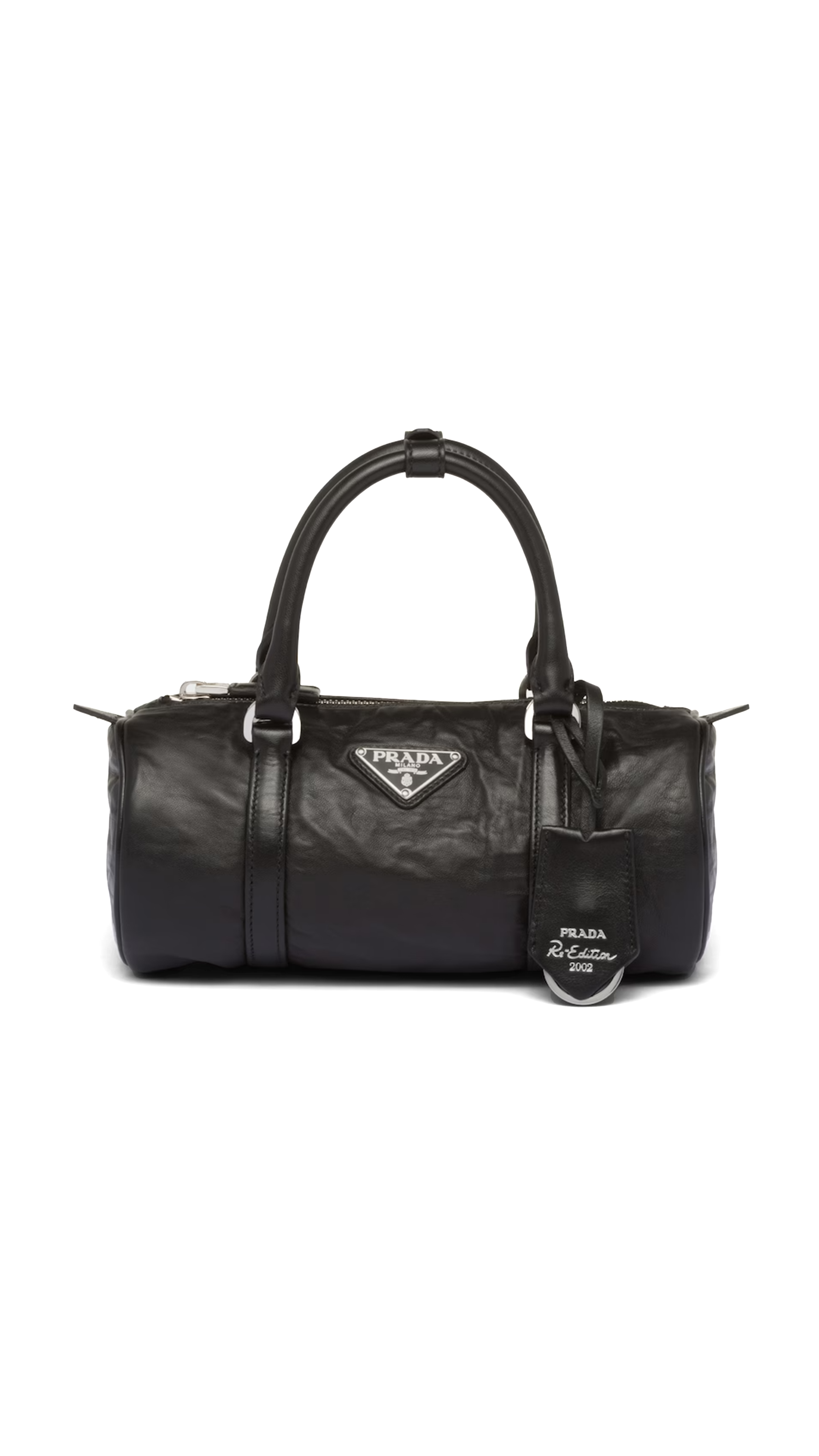 Antique Nappa Leather Handbag - Black