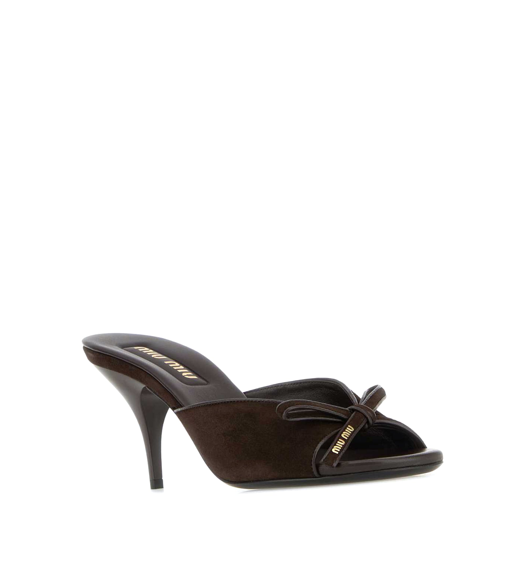 Suede Leather Mules