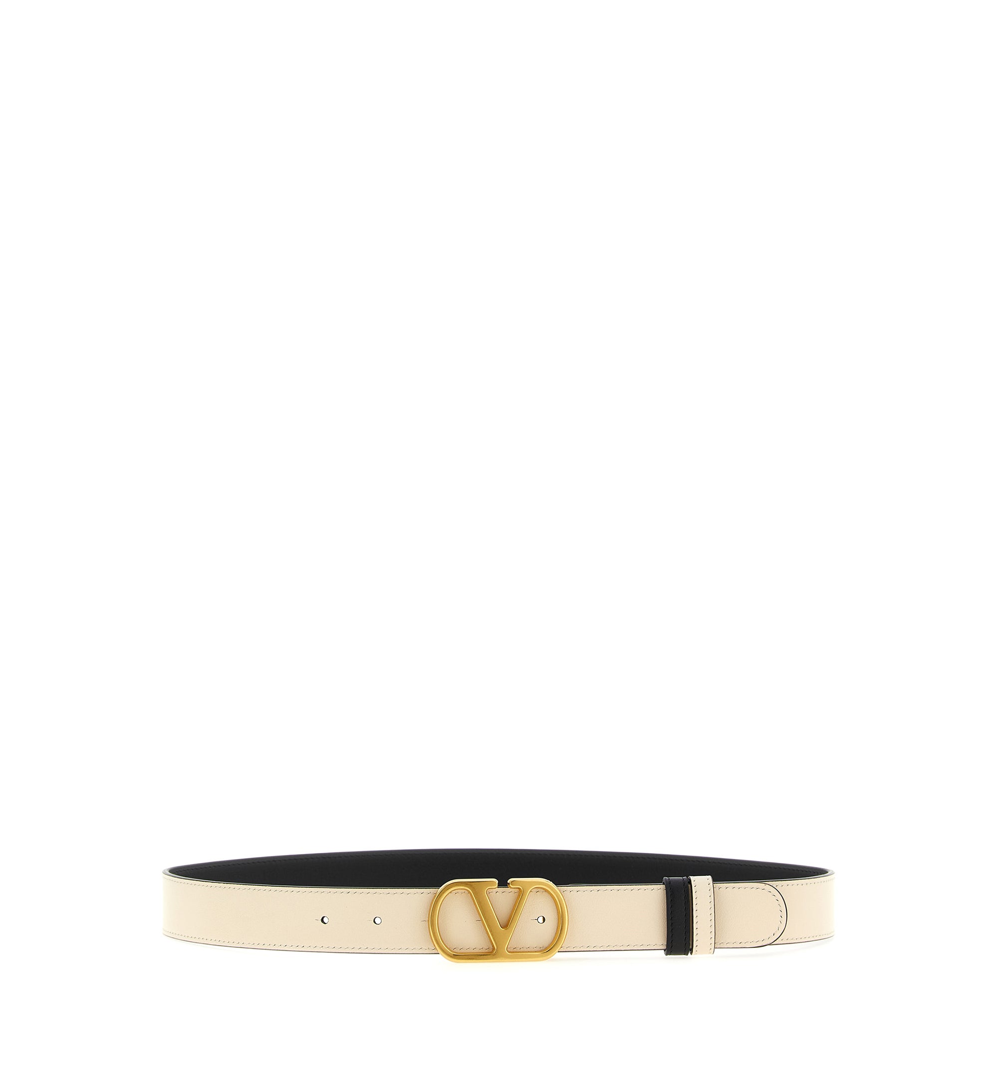 Reversible VLogo Signature Belt