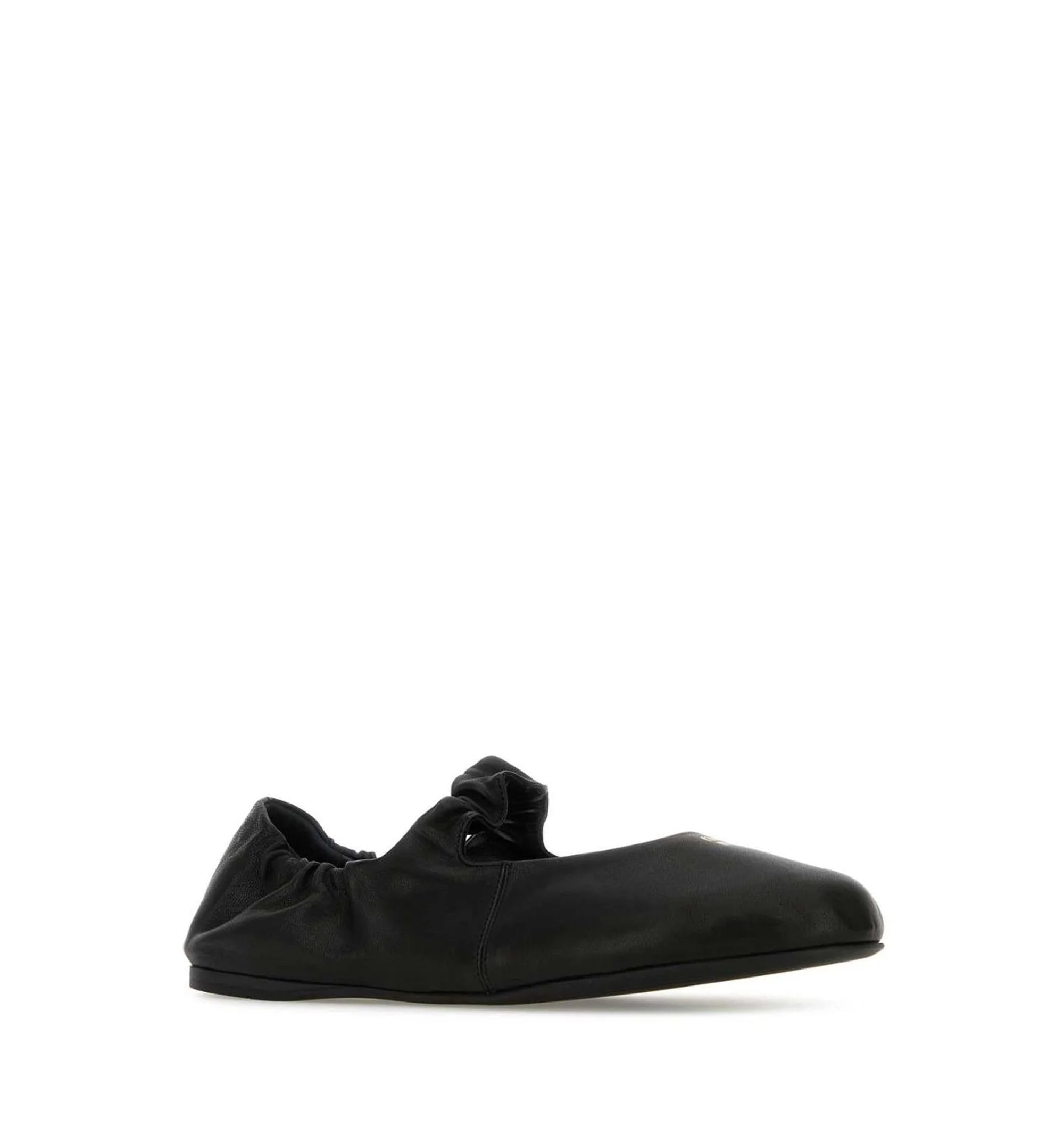 Ruches Nappa Leather Ballerinas