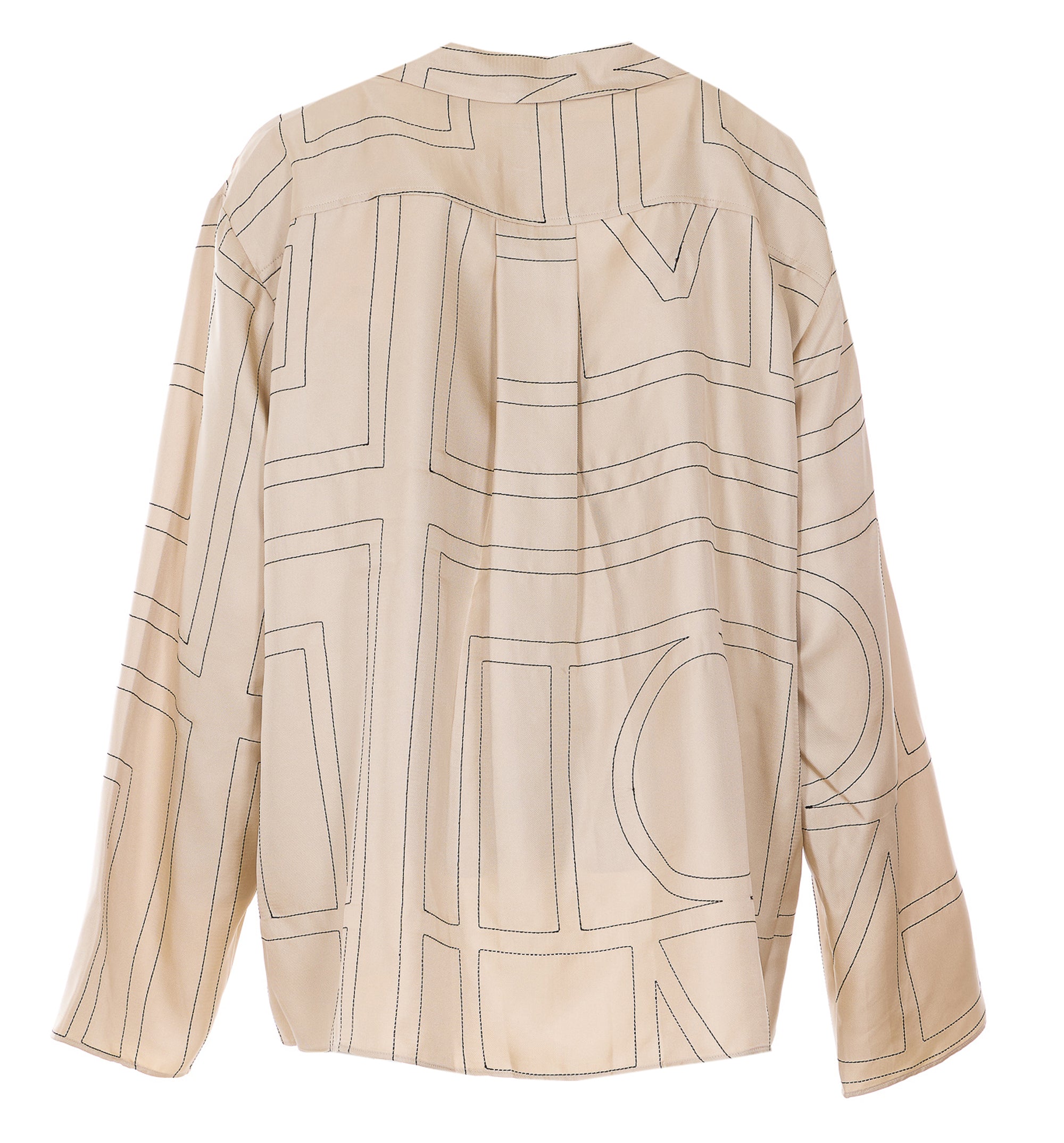 Monogram Silk PJ Shirt