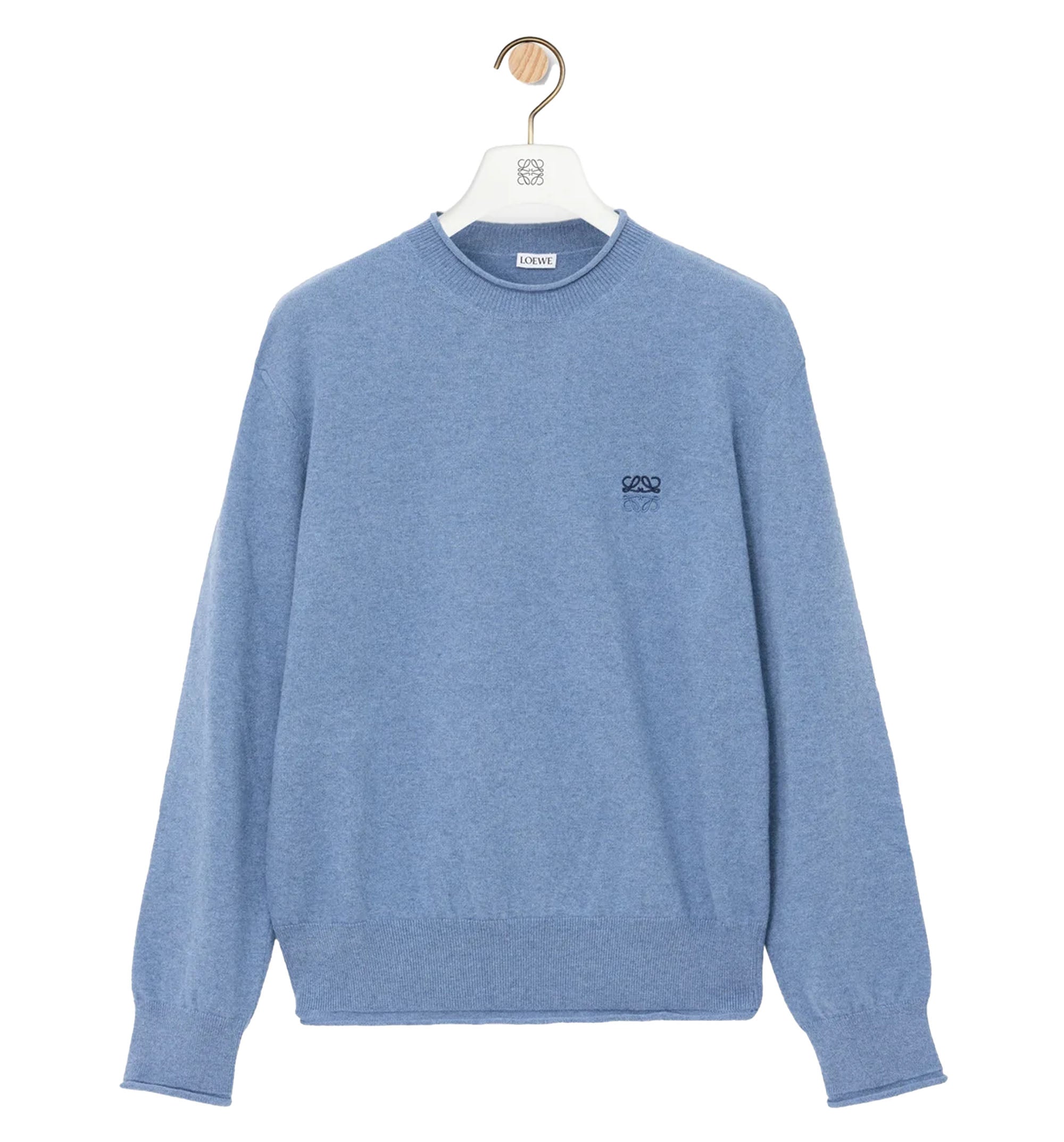 Sweater in cotton and cashmere