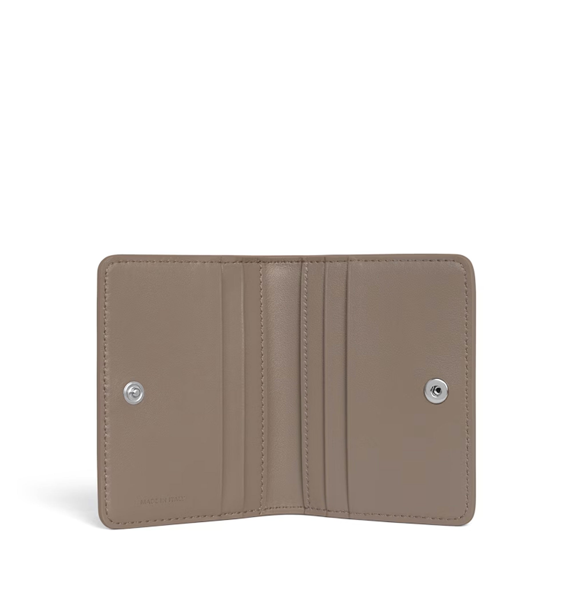 Bi-fold Card Holder In Grained Calfskin