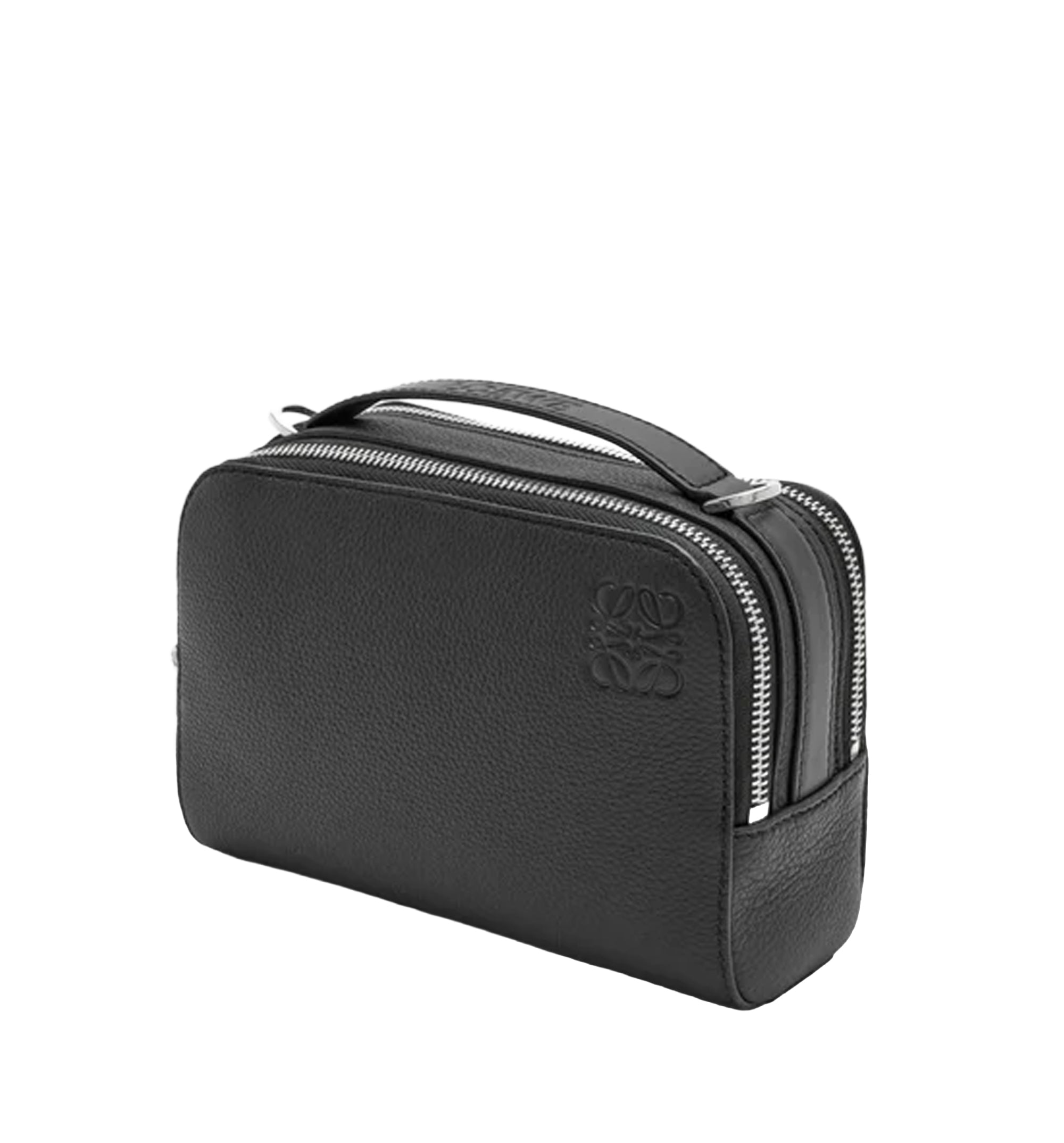 Puzzle Edge Small Bag In Soft Grained Calfskin