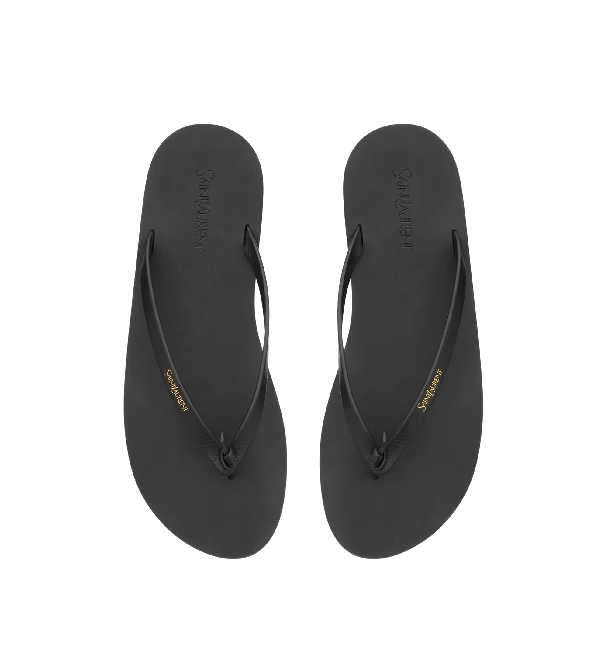 Pool Flip-flops In Smooth Leather