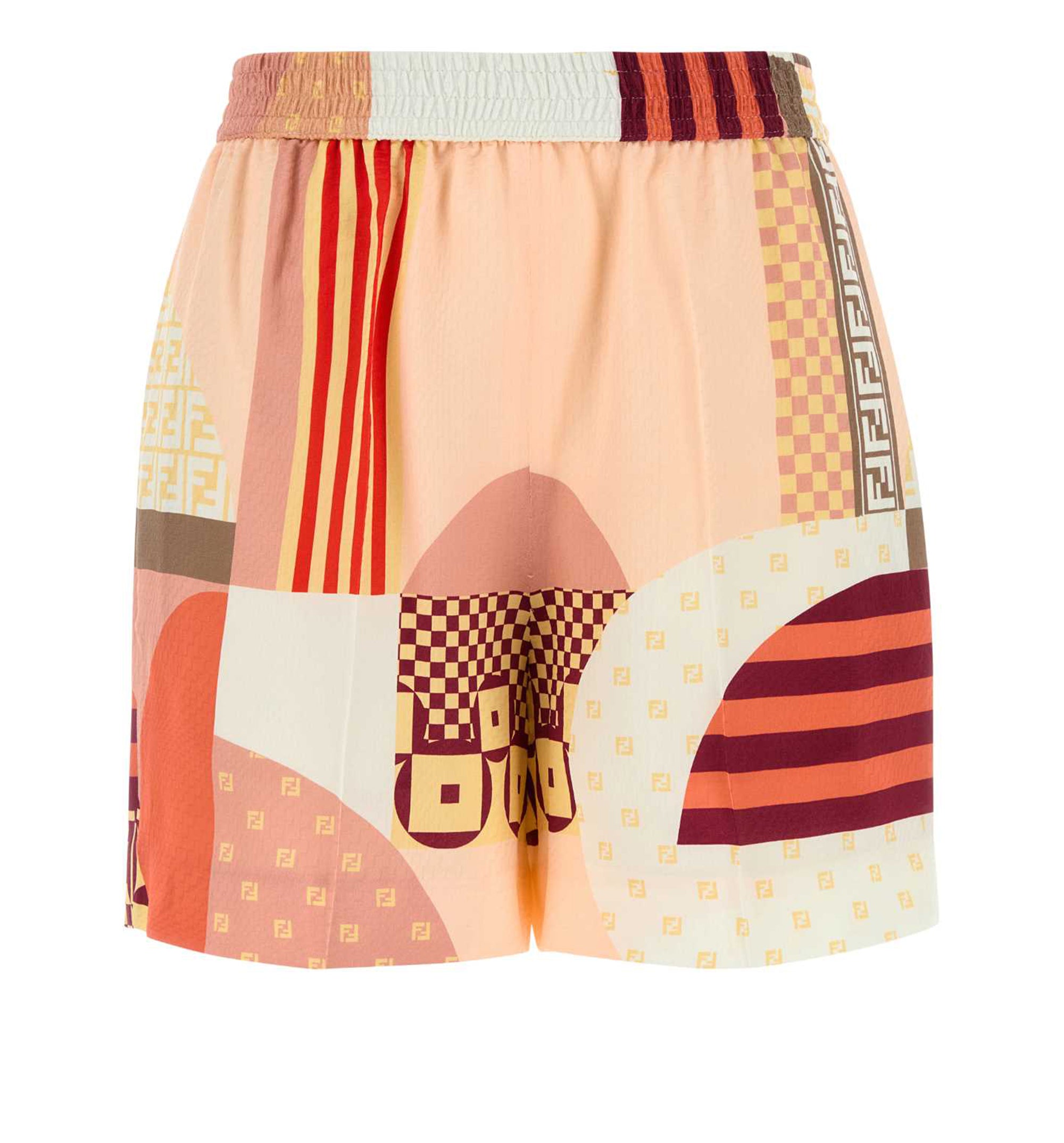 Printed Crepe Shorts