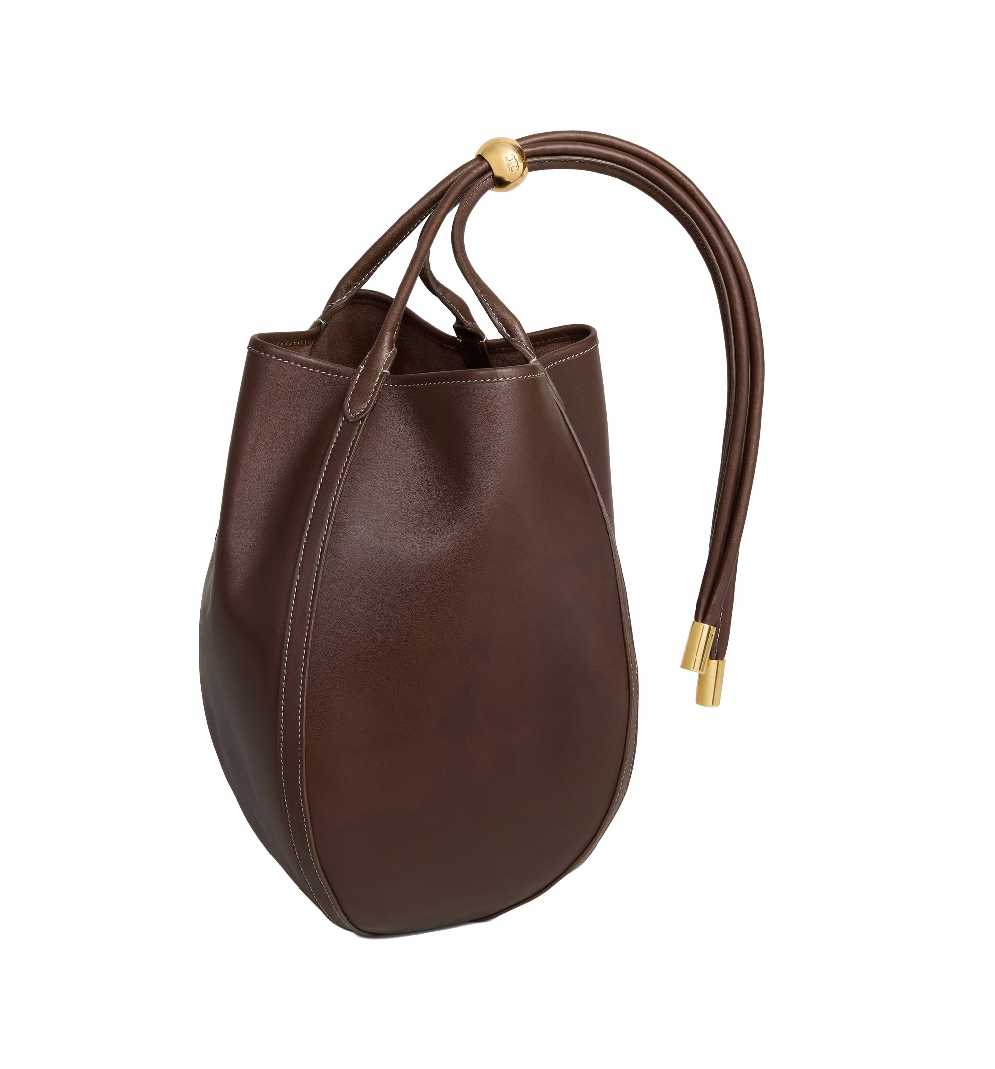 Small Drop Bucket In Supple Smooth Calfskin