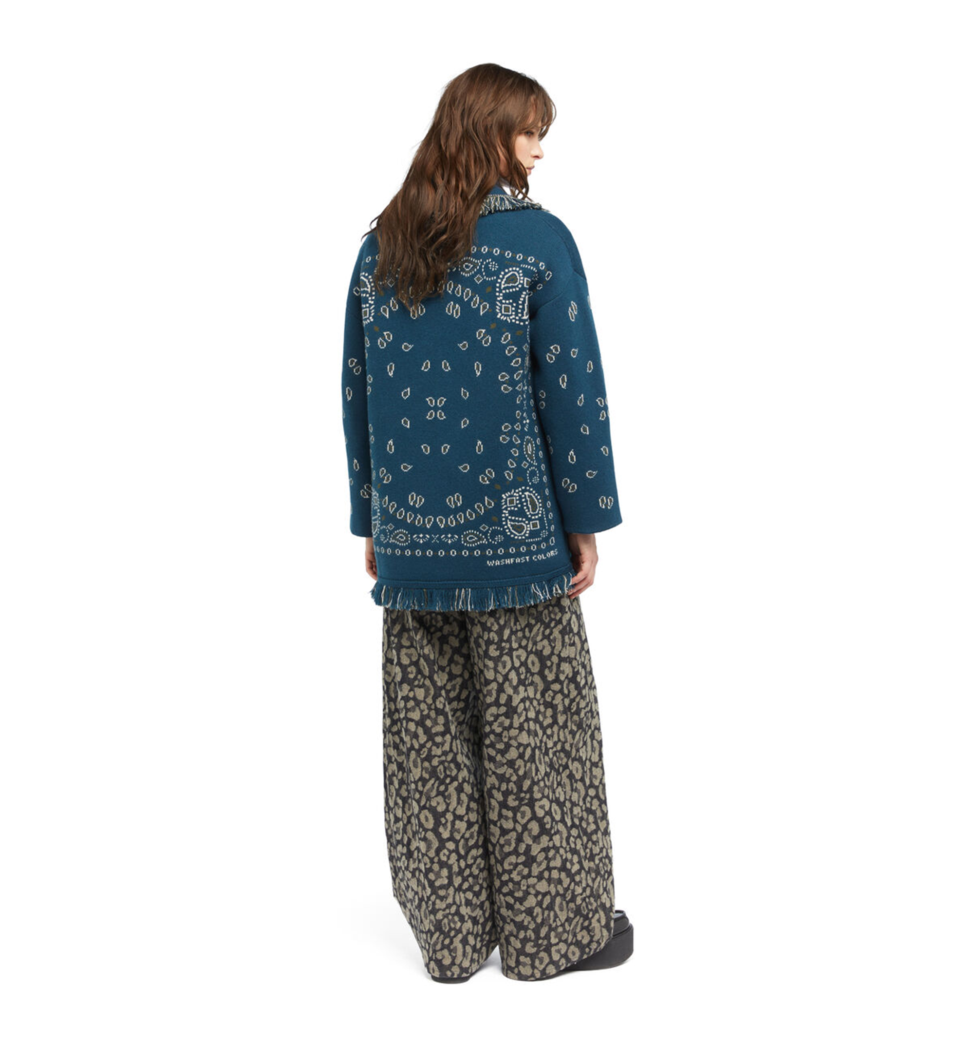 Bandana Jacquard Cardigan