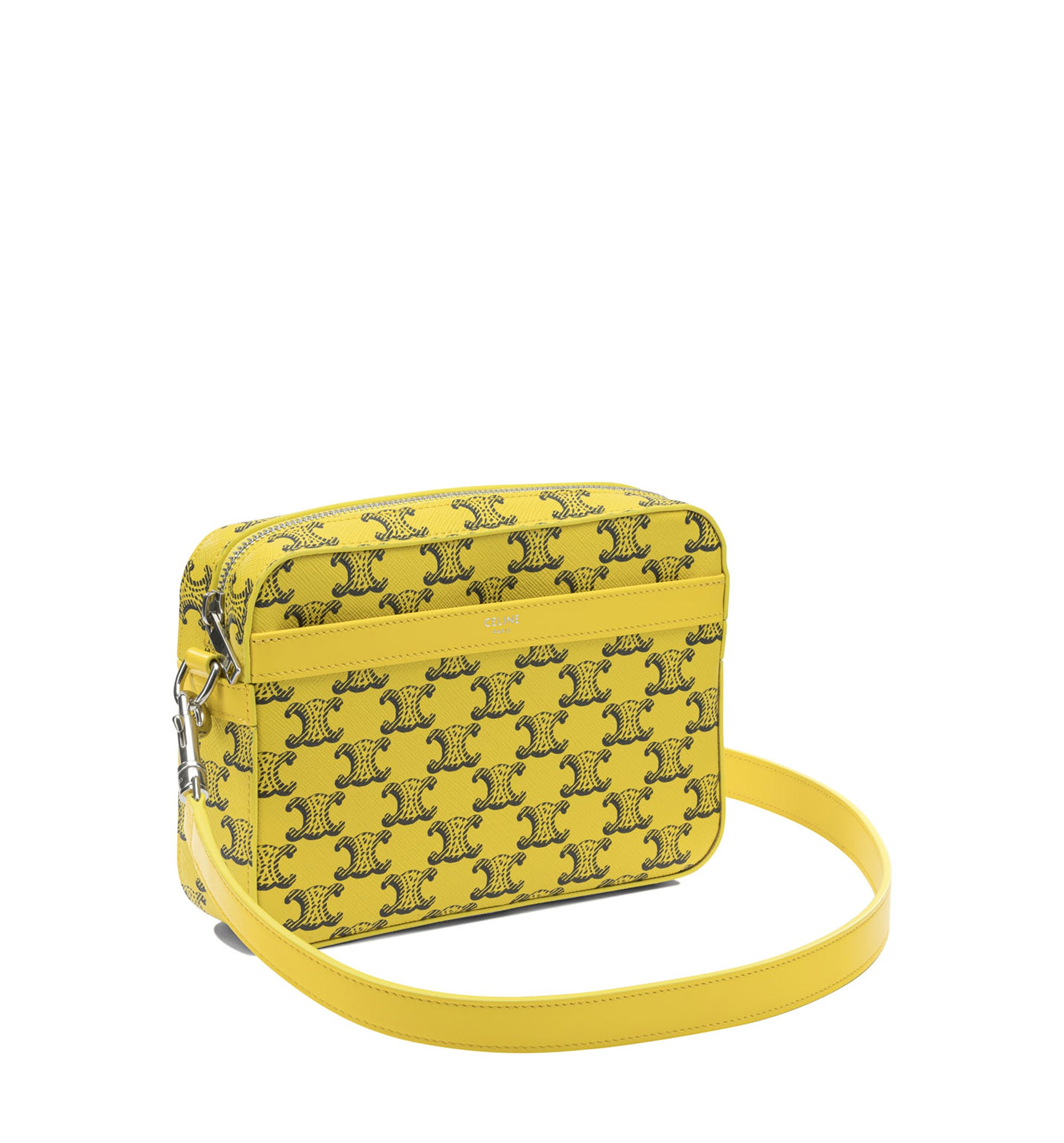 Small Messenger Bag In Triomphe Canvas And Calfskin