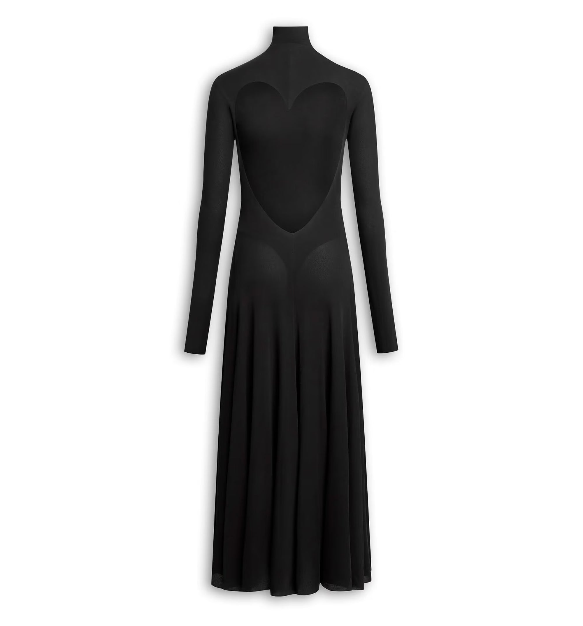 Fluid Jersey Heart Dress