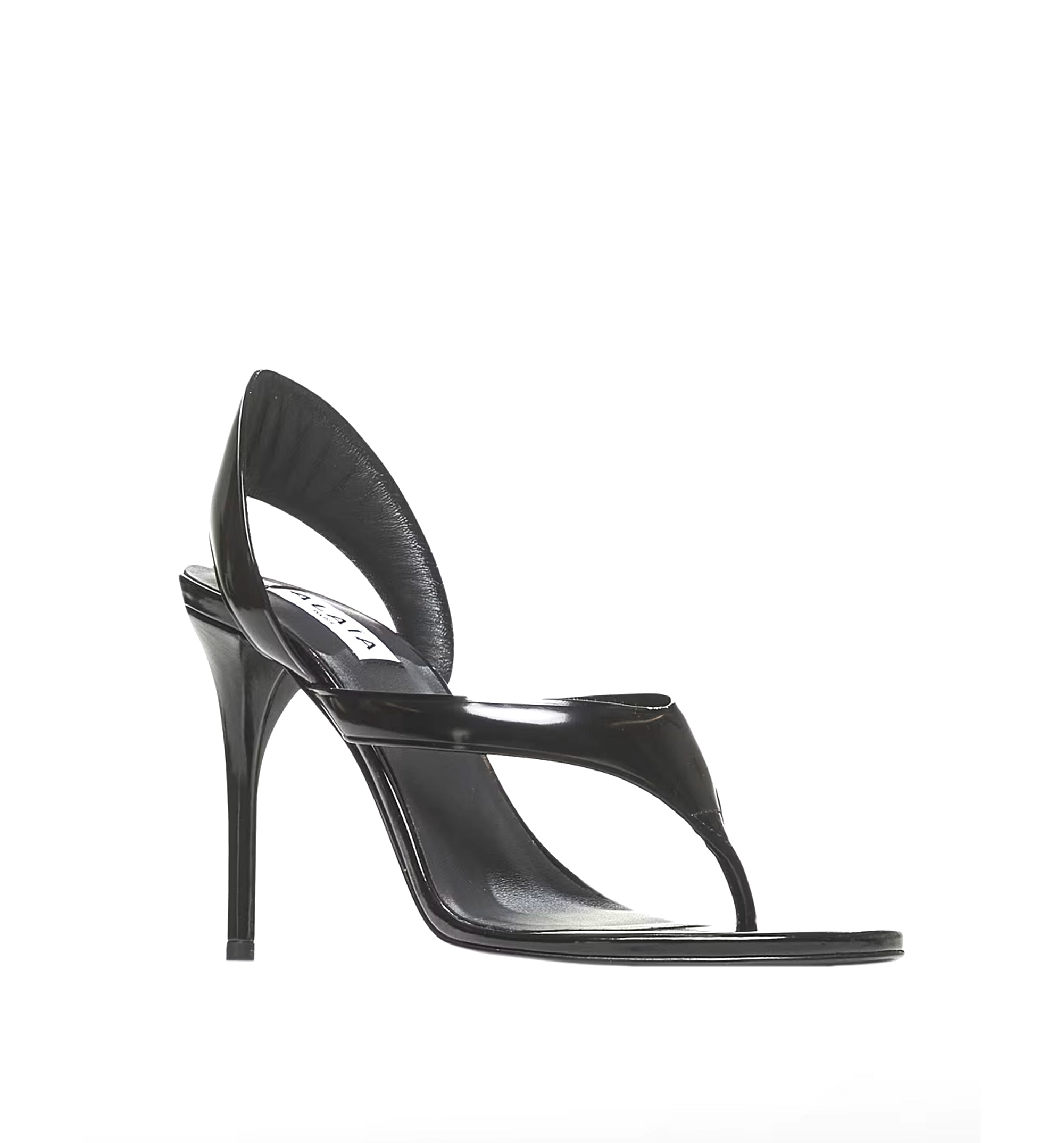 Infradito Sandals In Laminated Leather